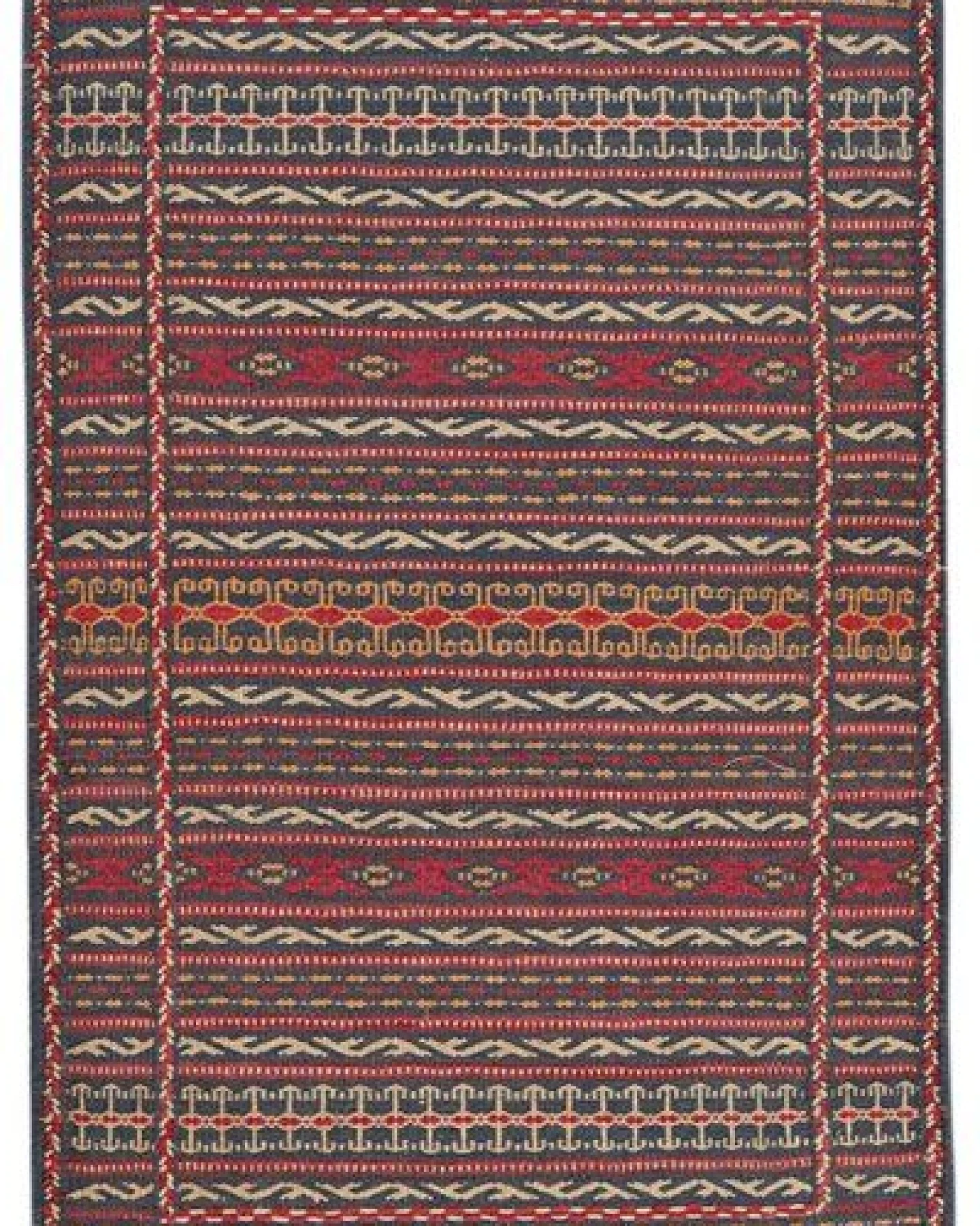 Kelim Kordi Mehrfarbig „Rugtales“ aus Schurwolle, 62x91 cm – Ansicht 3