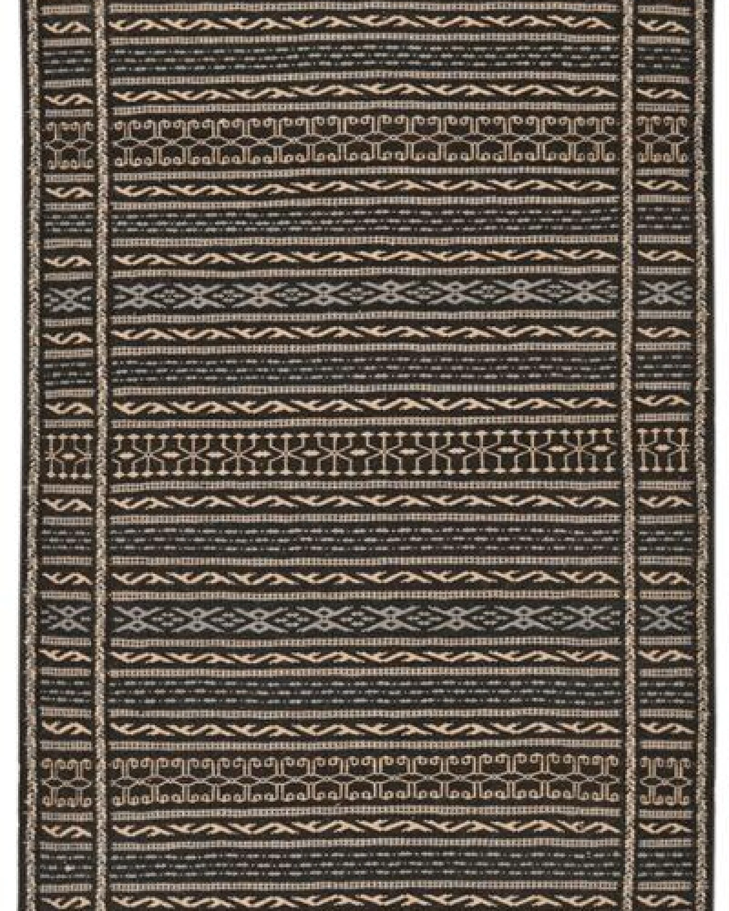 Kelim Kordi Mehrfarbig „Rugtales“ aus Schurwolle, 82x122 cm – Ansicht 3