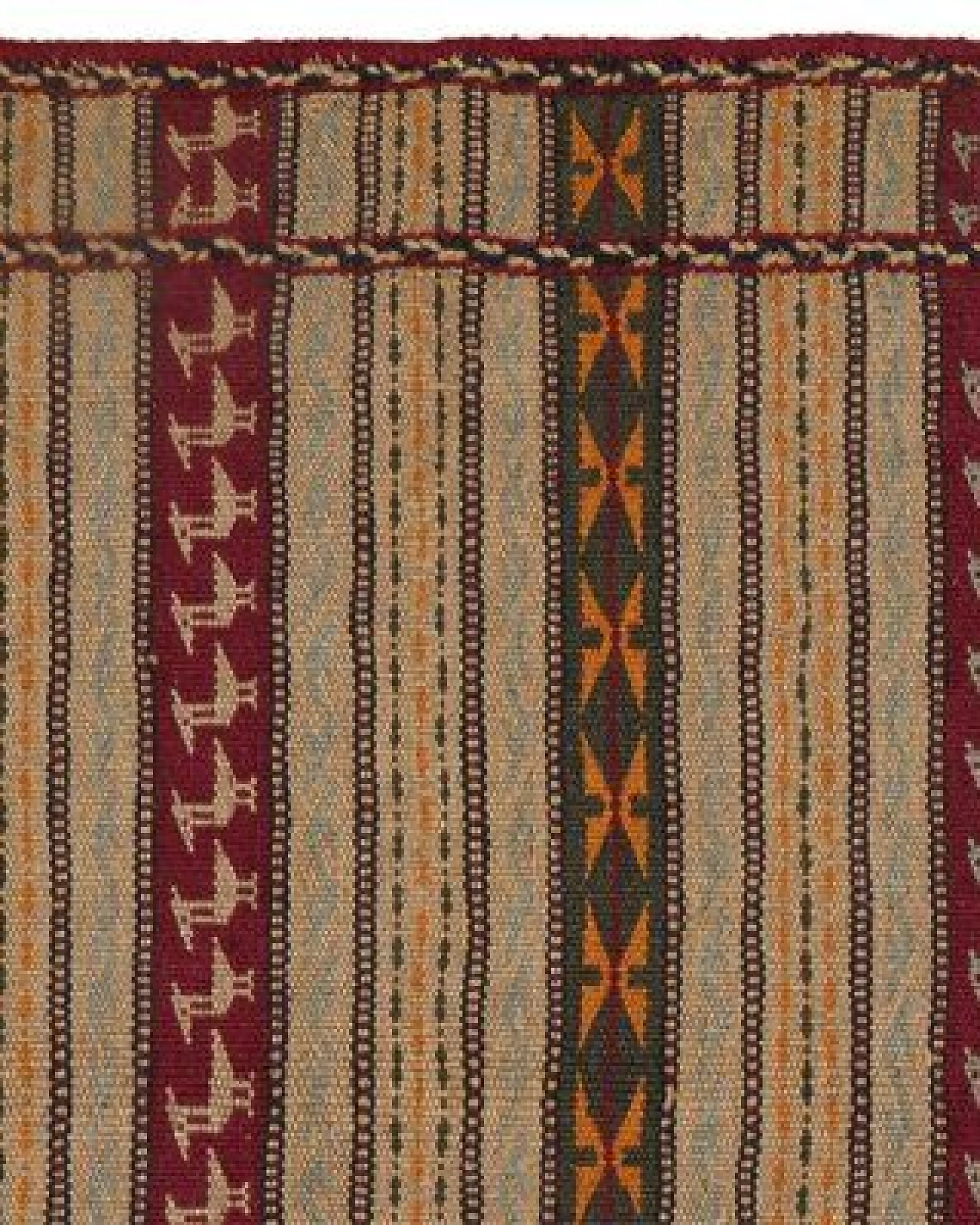 Kelim Kordi Mehrfarbig „Rugtales“ aus Schurwolle, 97x150 cm – Ansicht 4