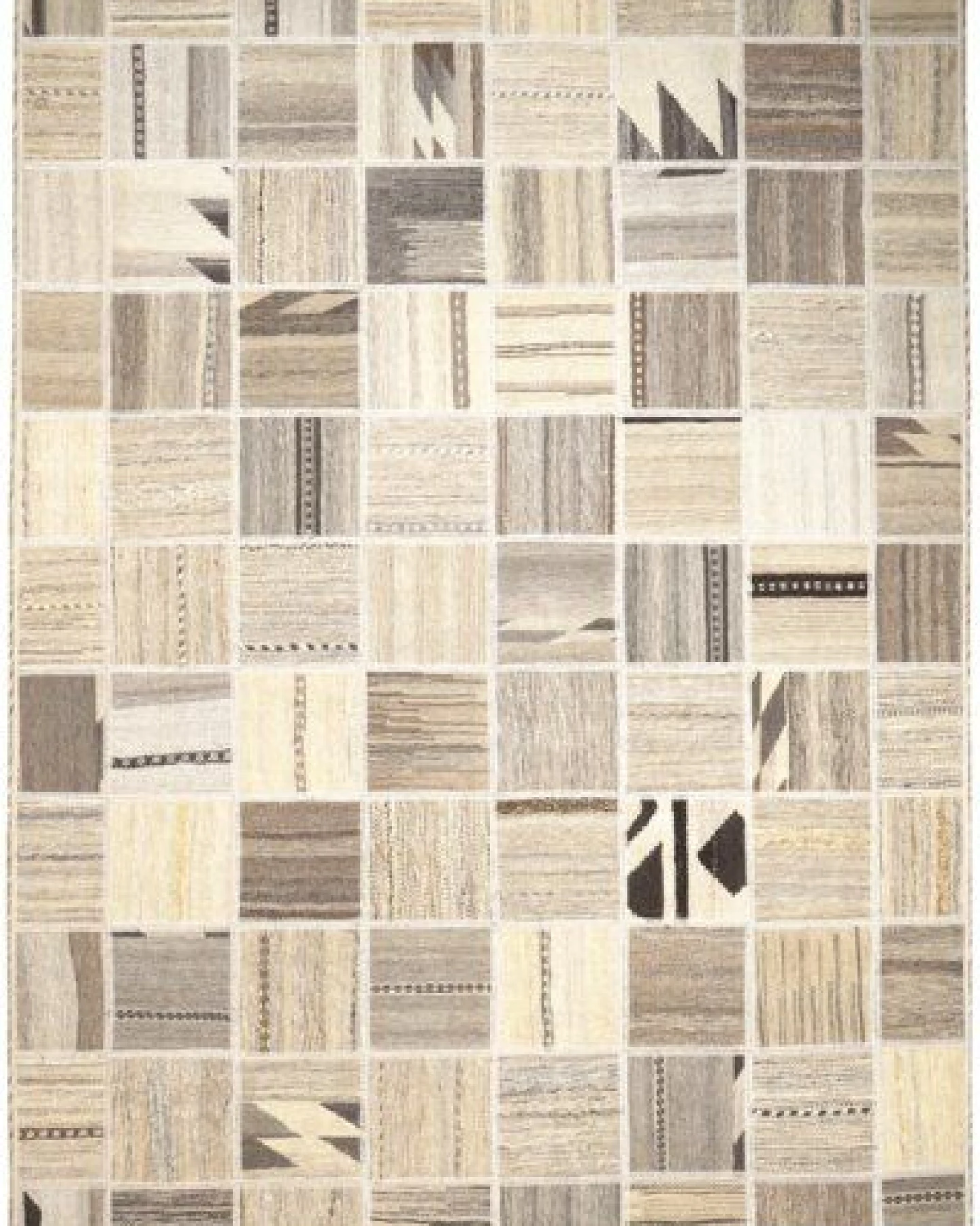 Kelim Tekkeh Beige „Rugtales“ aus Schurwolle, 150x200 cm – Ansicht 3