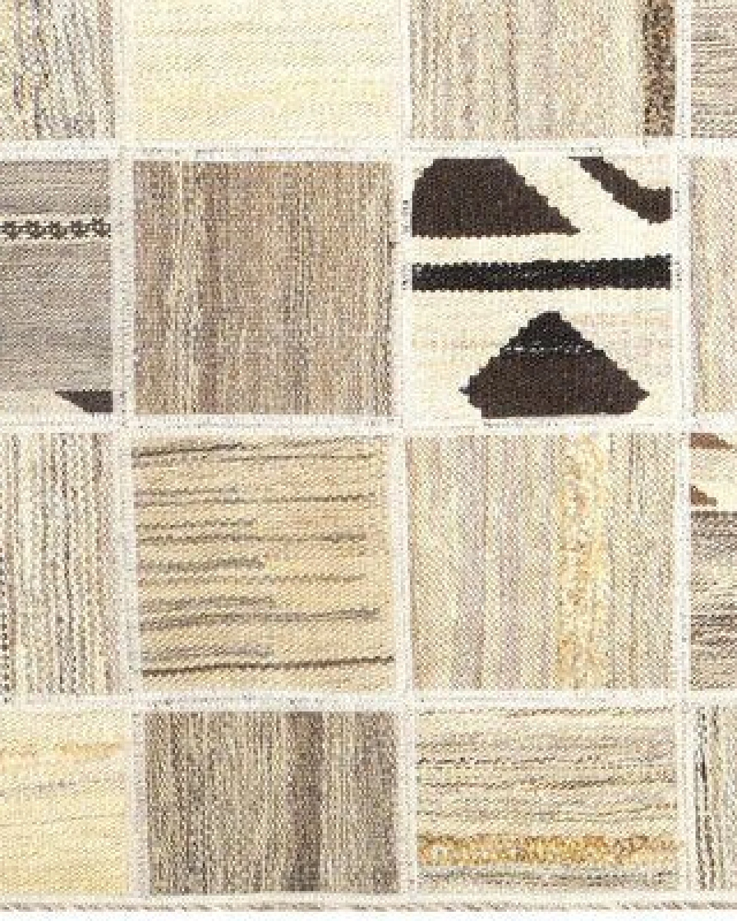 Kelim Tekkeh Beige „Rugtales“ aus Schurwolle, 150x200 cm – Ansicht 4
