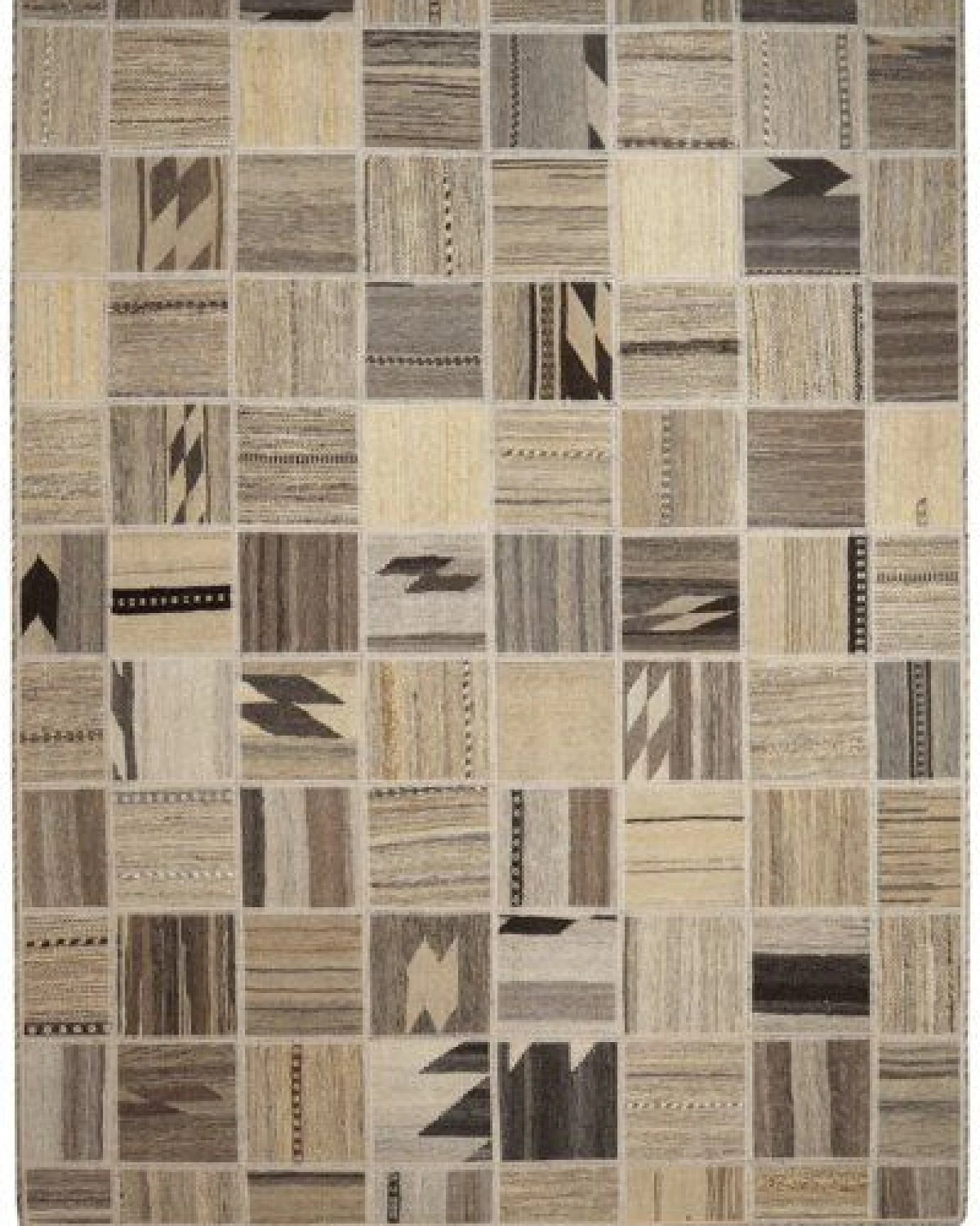 Kelim Tekkeh Beige „Rugtales“ aus Schurwolle, 150x200 cm – Ansicht 3