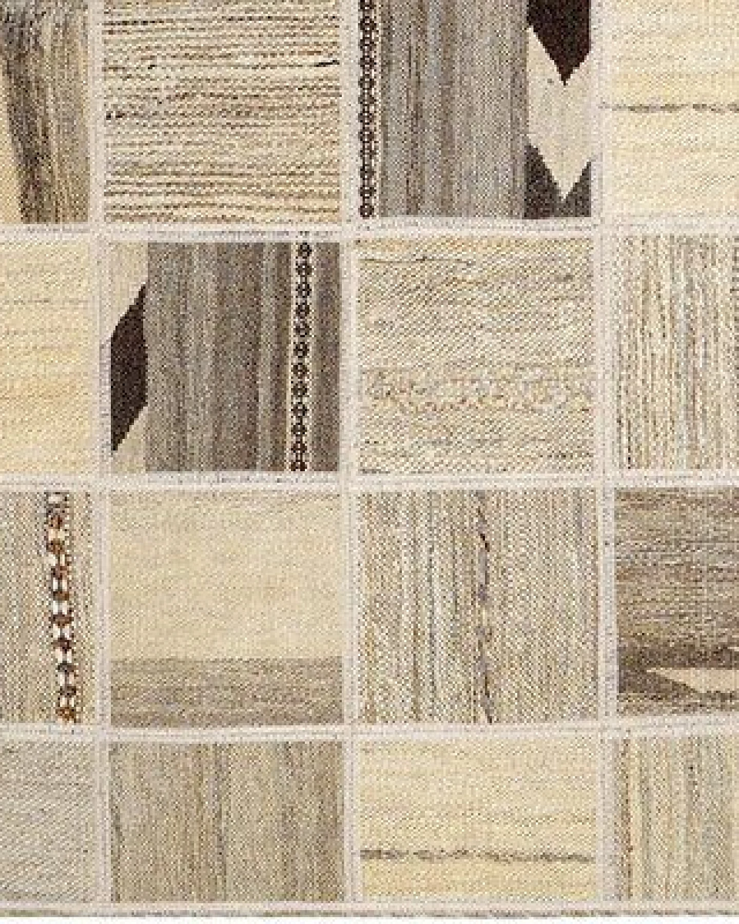 Kelim Tekkeh Beige „Rugtales“ aus Schurwolle, 150x200 cm – Ansicht 4