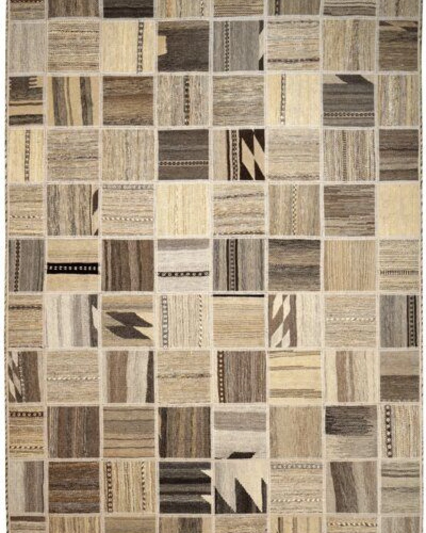 Kelim Tekkeh Beige „Rugtales“ aus Schurwolle, 150x200 cm – Ansicht 3
