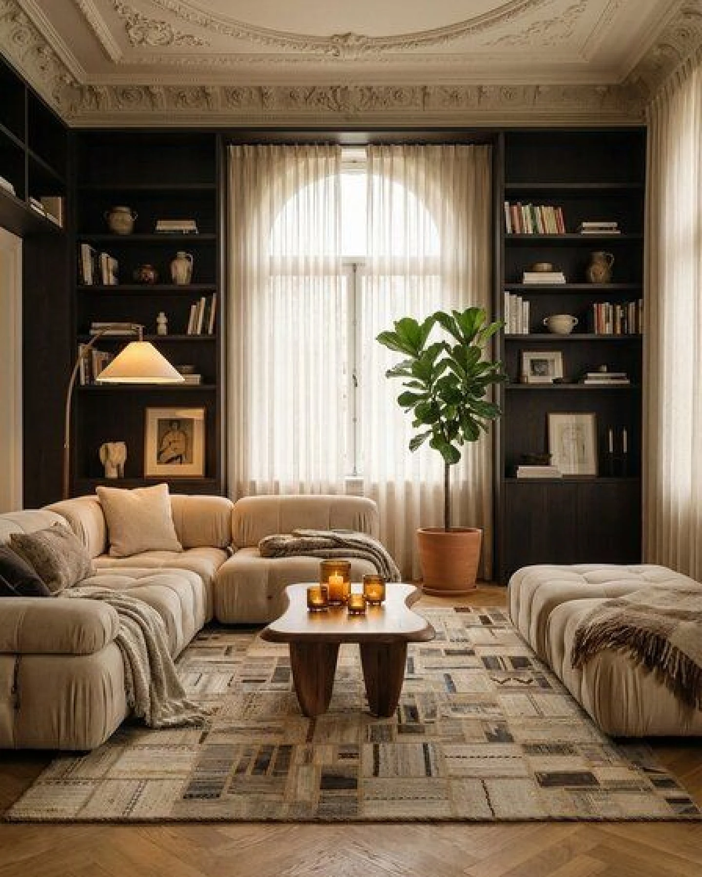 Kelim Tekkeh Beige „Rugtales“ aus Schurwolle, 150x200 cm – Ansicht 2