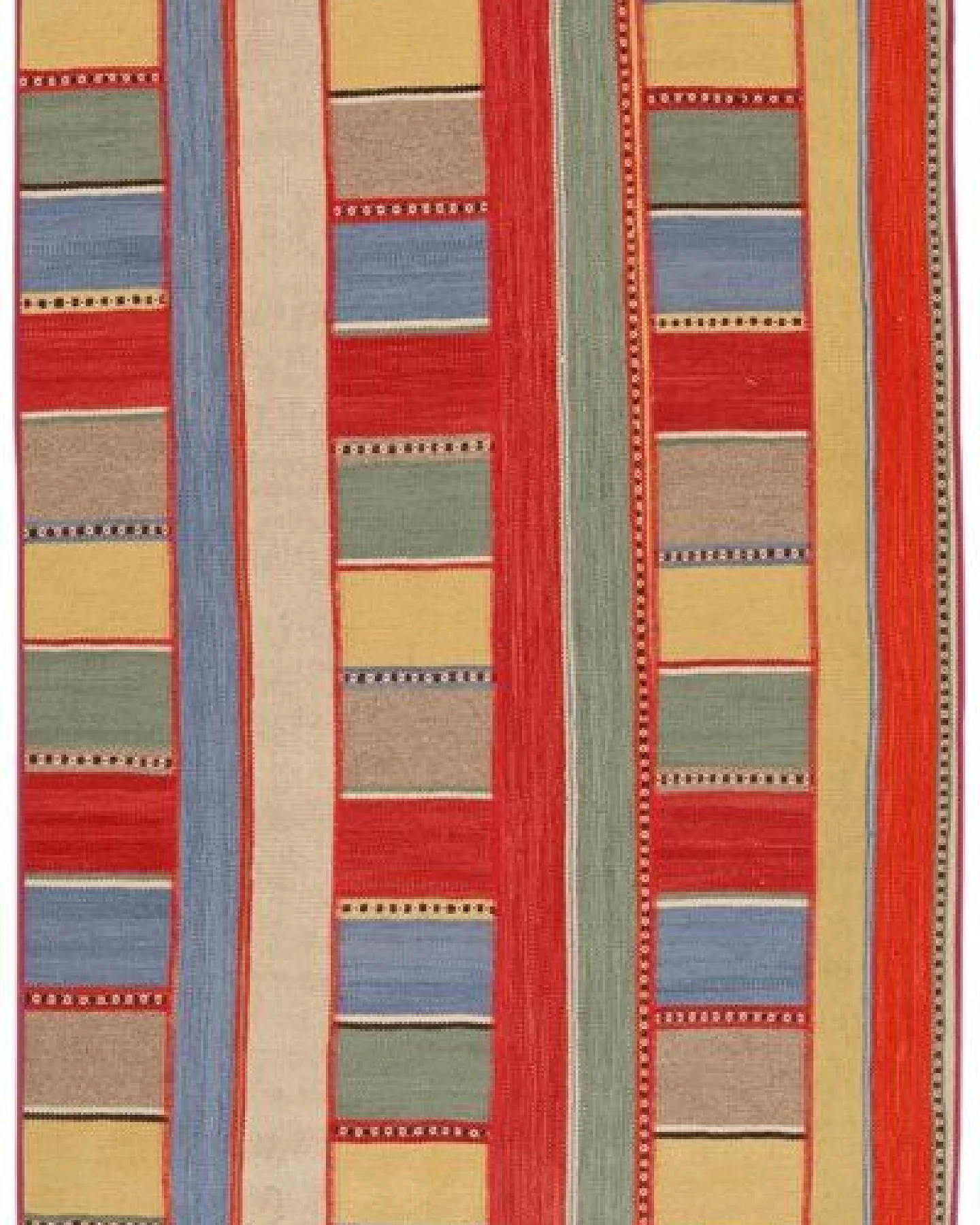 Kelim Tekkeh Mehrfarbig „Rugtales“ aus Schurwolle, 121x173 cm – Ansicht 3