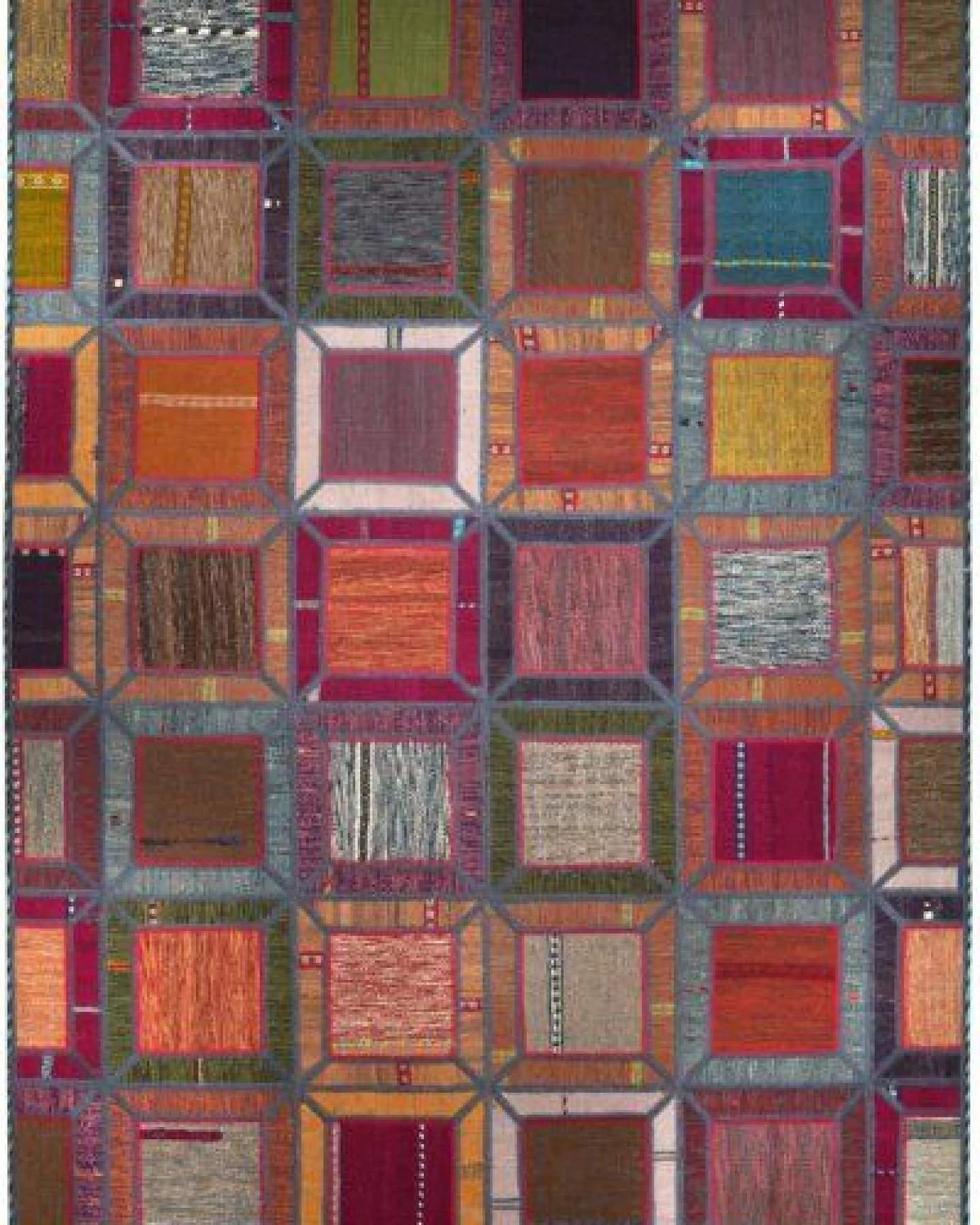 Kelim Tekkeh Mehrfarbig „Rugtales“ aus Schurwolle, 150x200 cm – Ansicht 3