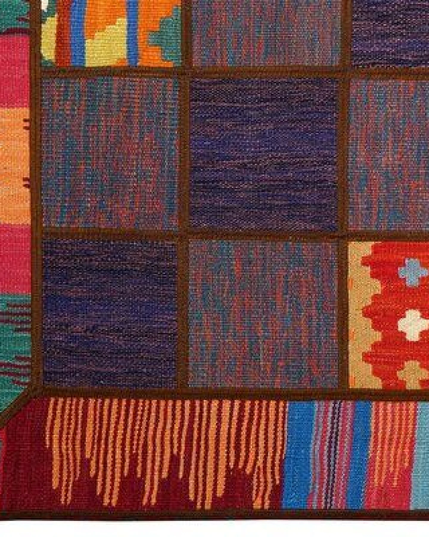 Kelim Tekkeh Mehrfarbig „Rugtales“ aus Schurwolle, 150x200 cm – Ansicht 4