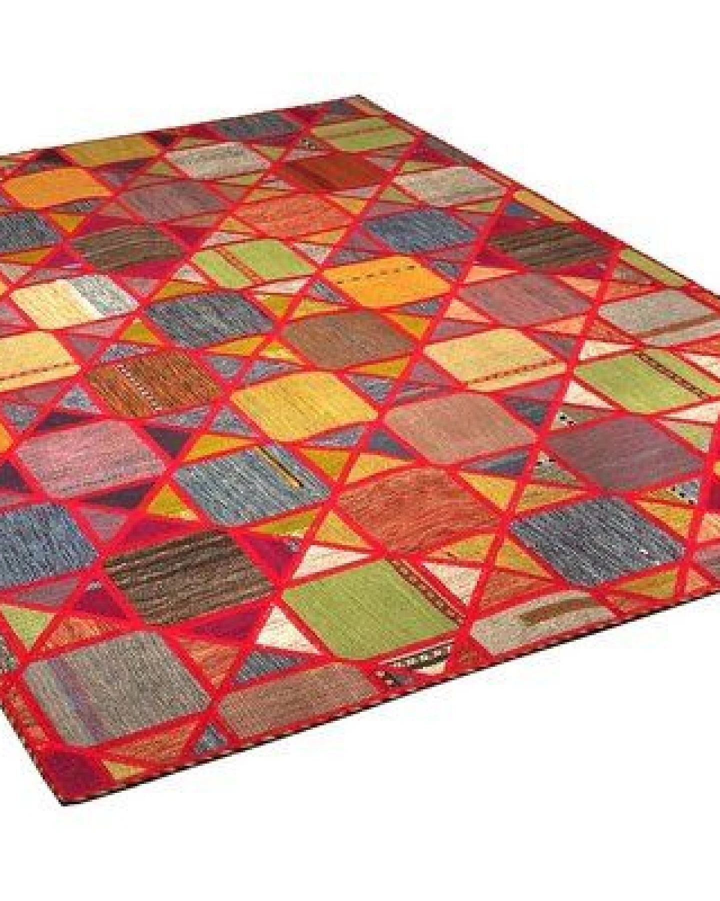Kelim Tekkeh Mehrfarbig „Rugtales“ aus Schurwolle, 150x200 cm – Ansicht 4