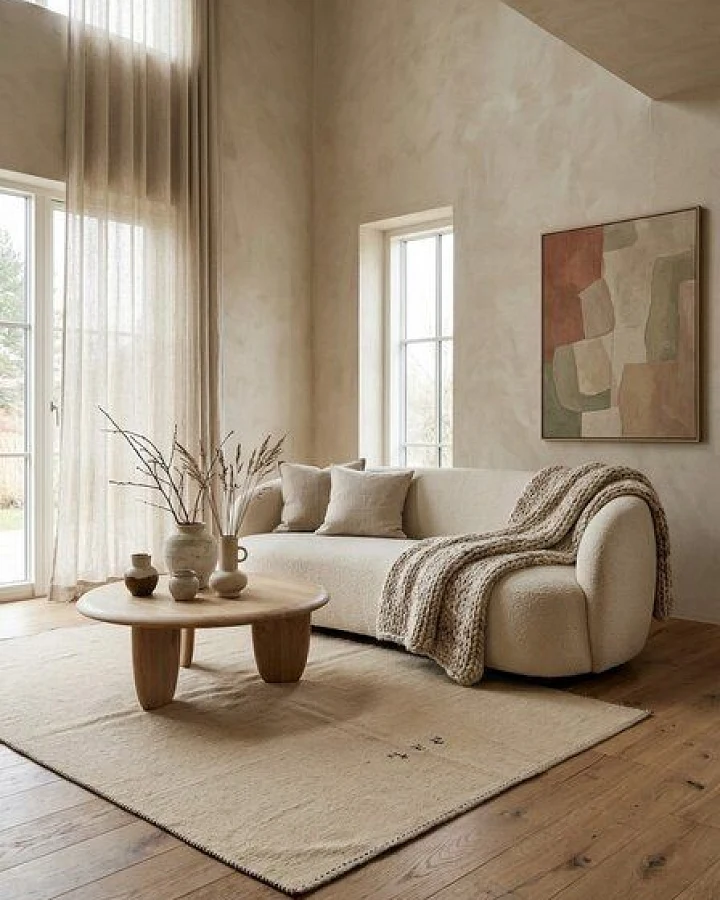 Kelim Gashgai Beige „Rugtales“ aus Schurwolle, 128x189 cm
