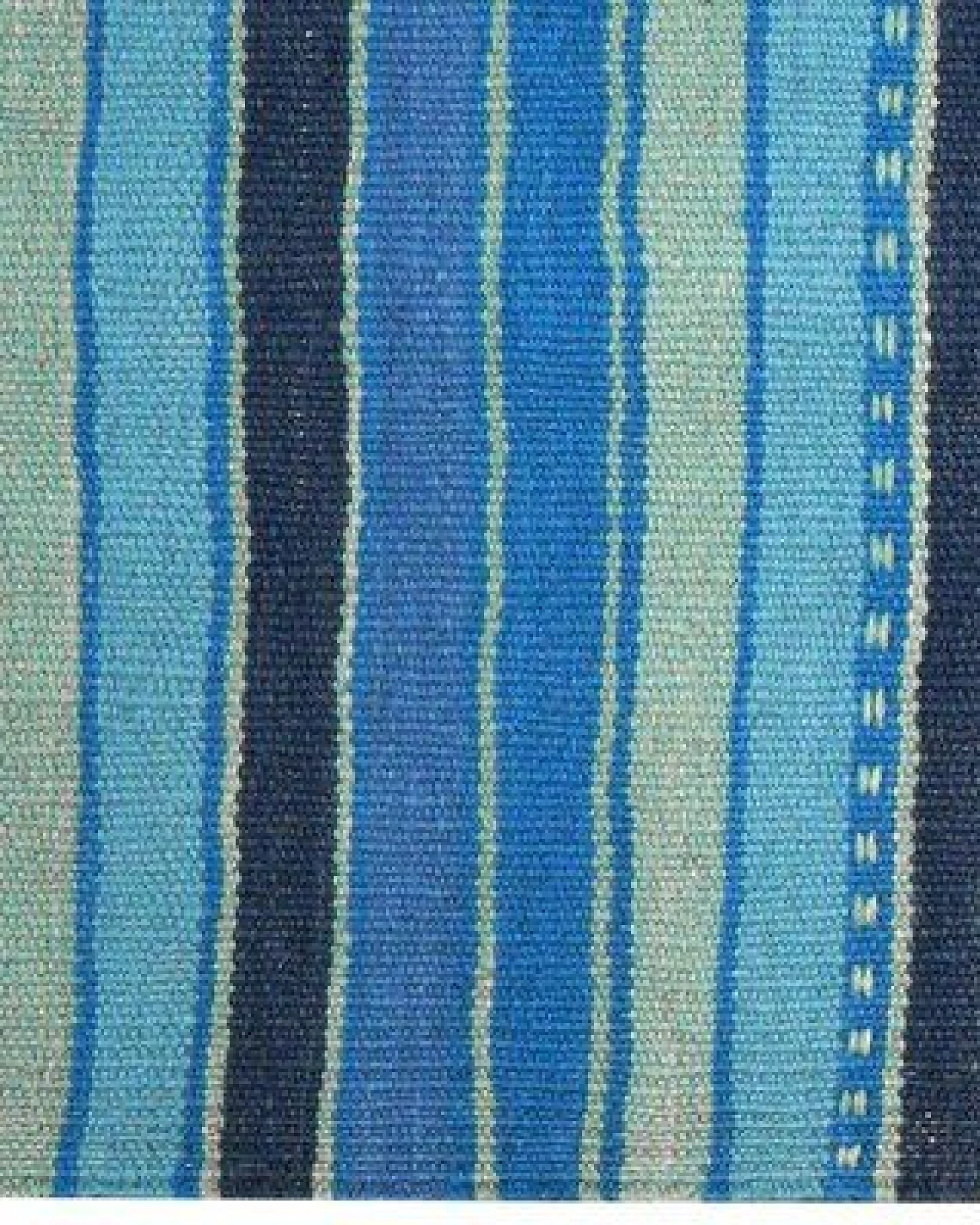 Kelim Gashgai Blau „Rugtales“ aus Schurwolle, 65x196 cm – Ansicht 4