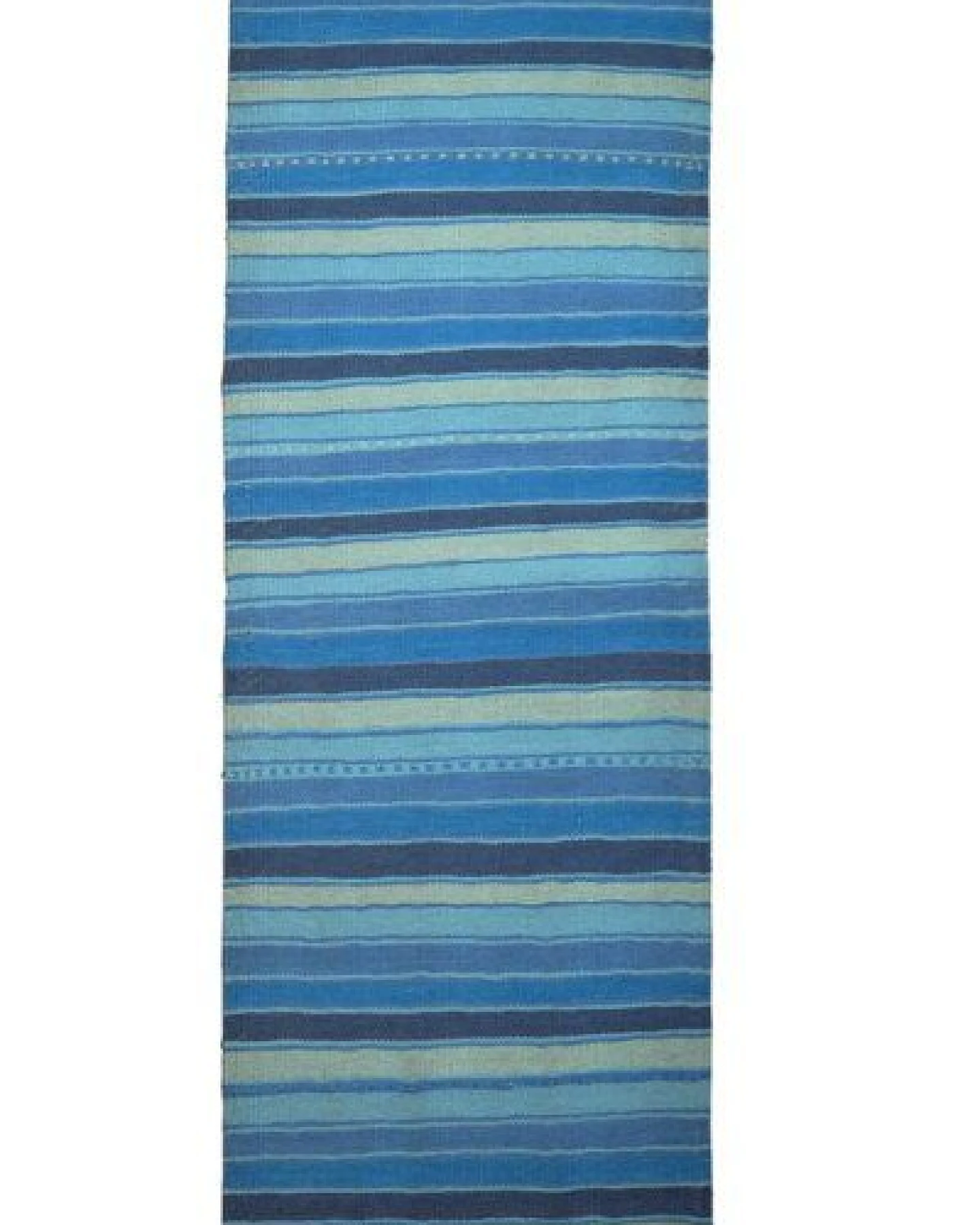 Kelim Gashgai Blau „Rugtales“ aus Schurwolle, 66x199 cm – Ansicht 3