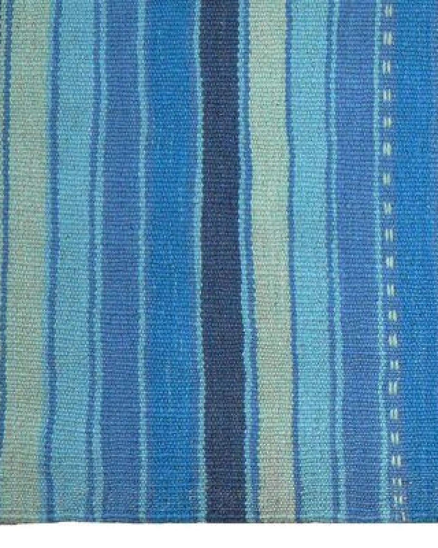 Kelim Gashgai Blau „Rugtales“ aus Schurwolle, 66x199 cm – Ansicht 4