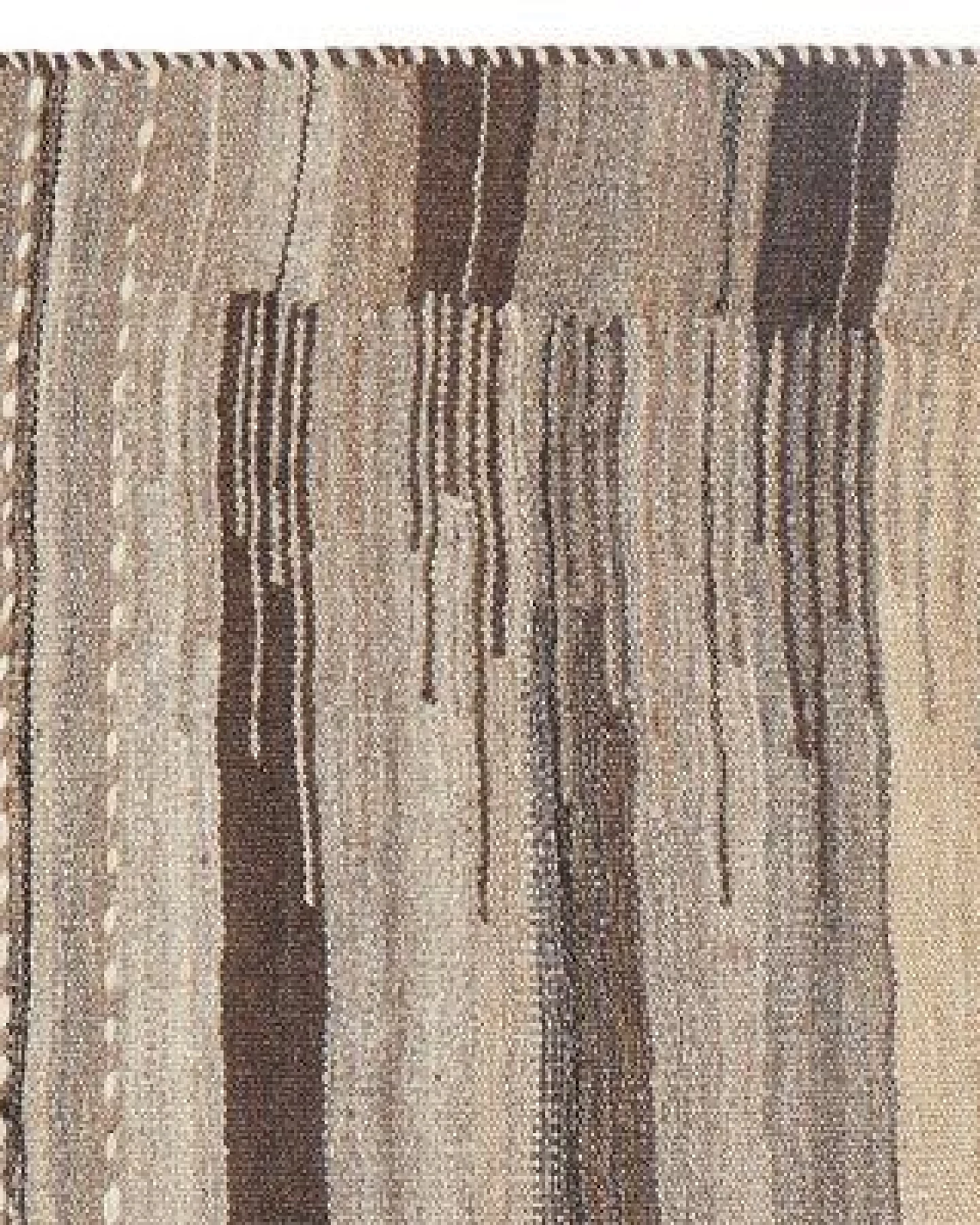Kelim Gashgai Braun „Rugtales“ aus Schurwolle, 108x157 cm – Ansicht 4