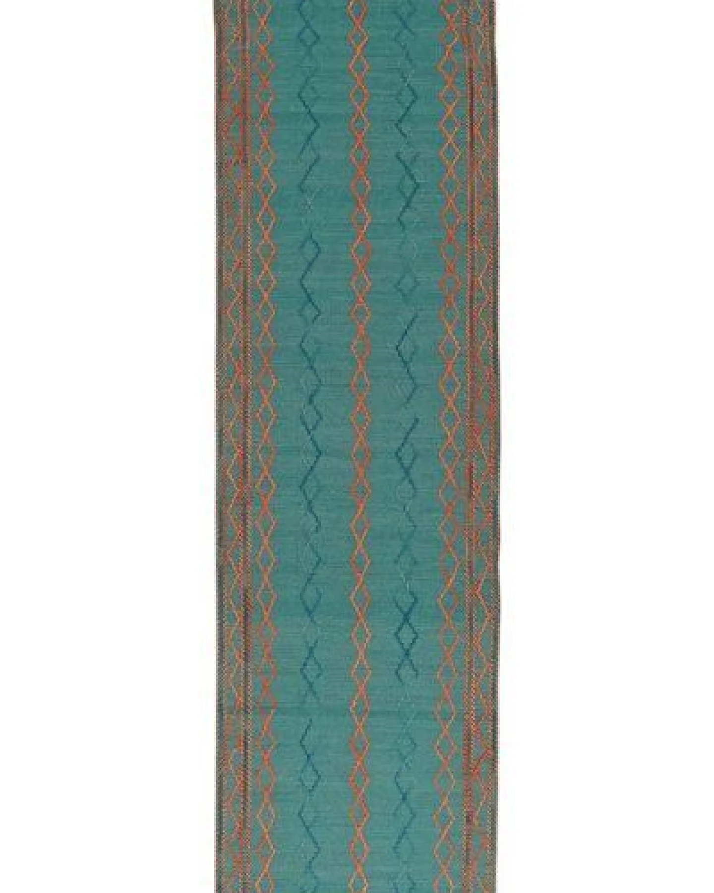 Kelim Gashgai Grün „Rugtales“ aus Schurwolle, 58x207 cm – Ansicht 3