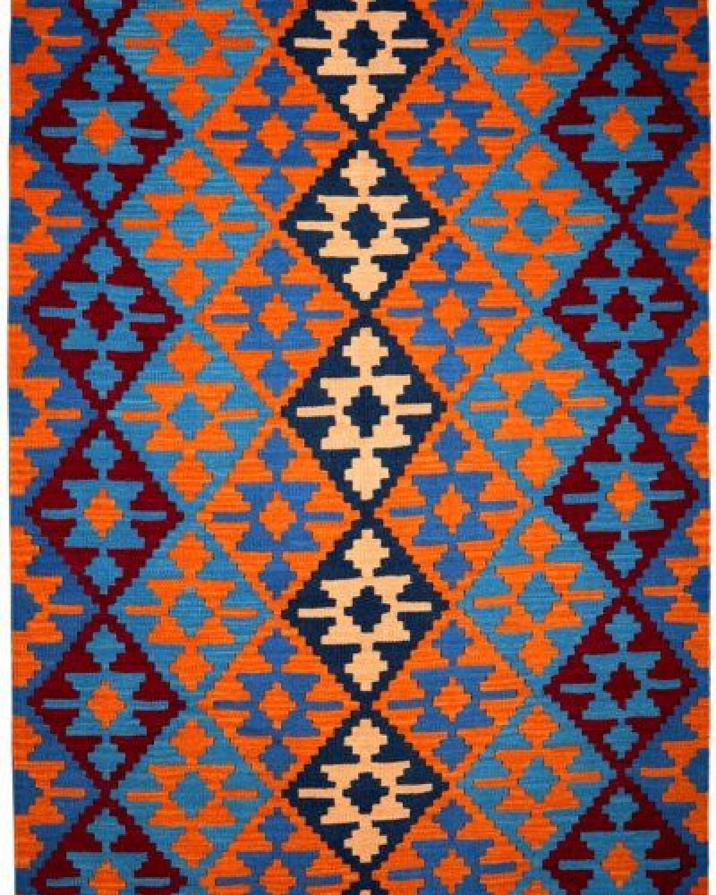 Kelim Gashgai Mehrfarbig „Rugtales“ aus Schurwolle, 124x185 cm – Ansicht 3