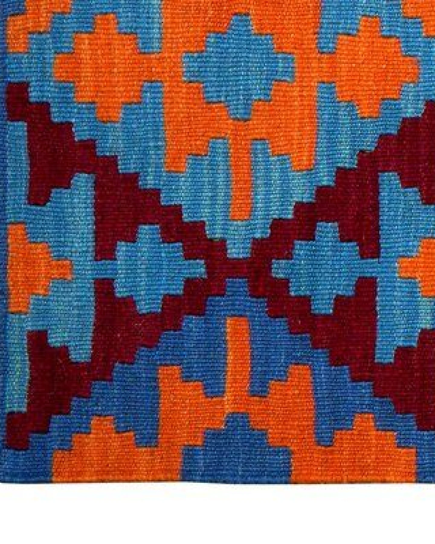 Kelim Gashgai Mehrfarbig „Rugtales“ aus Schurwolle, 124x185 cm – Ansicht 4