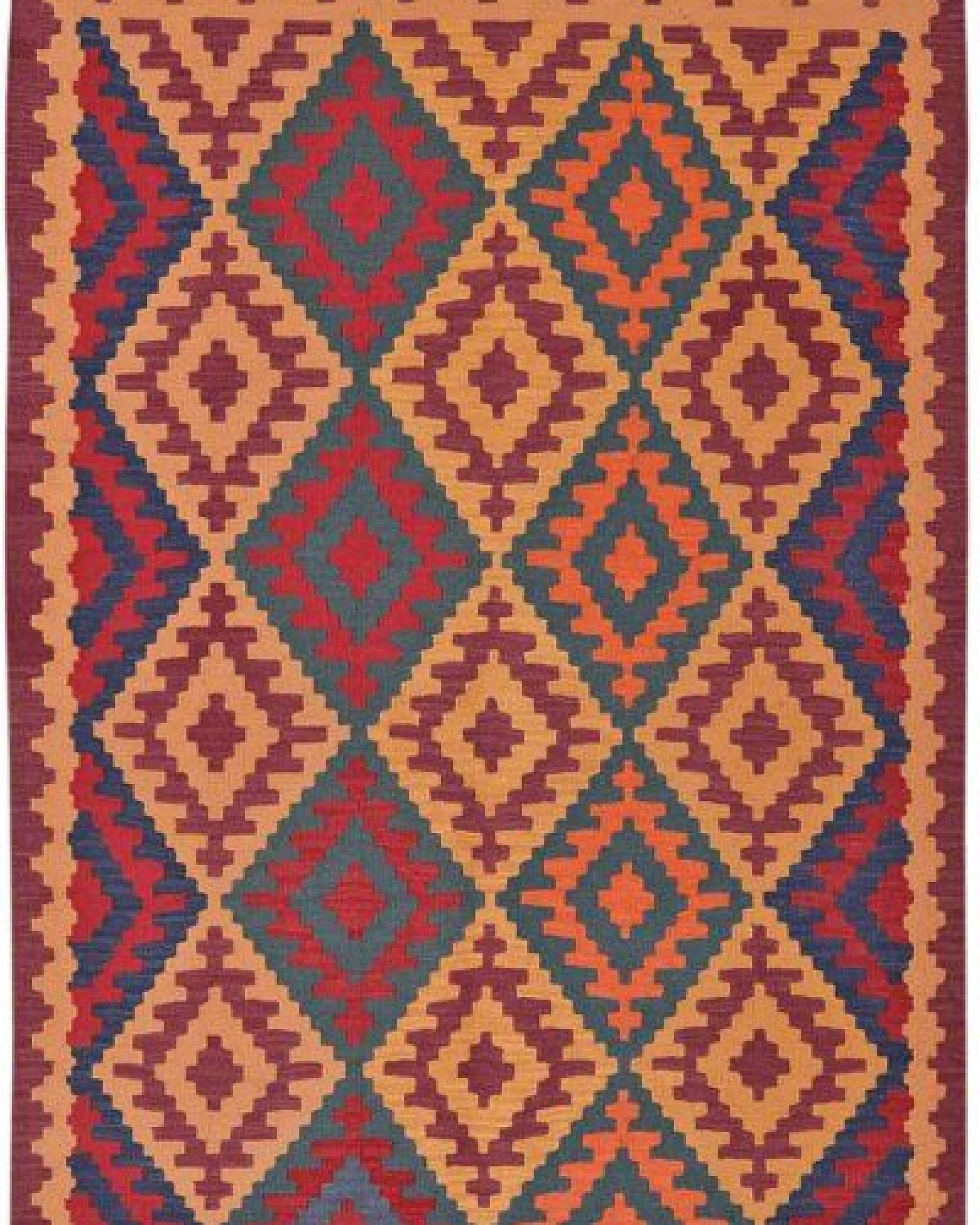 Kelim Gashgai Mehrfarbig „Rugtales“ aus Schurwolle, 130x177 cm – Ansicht 3