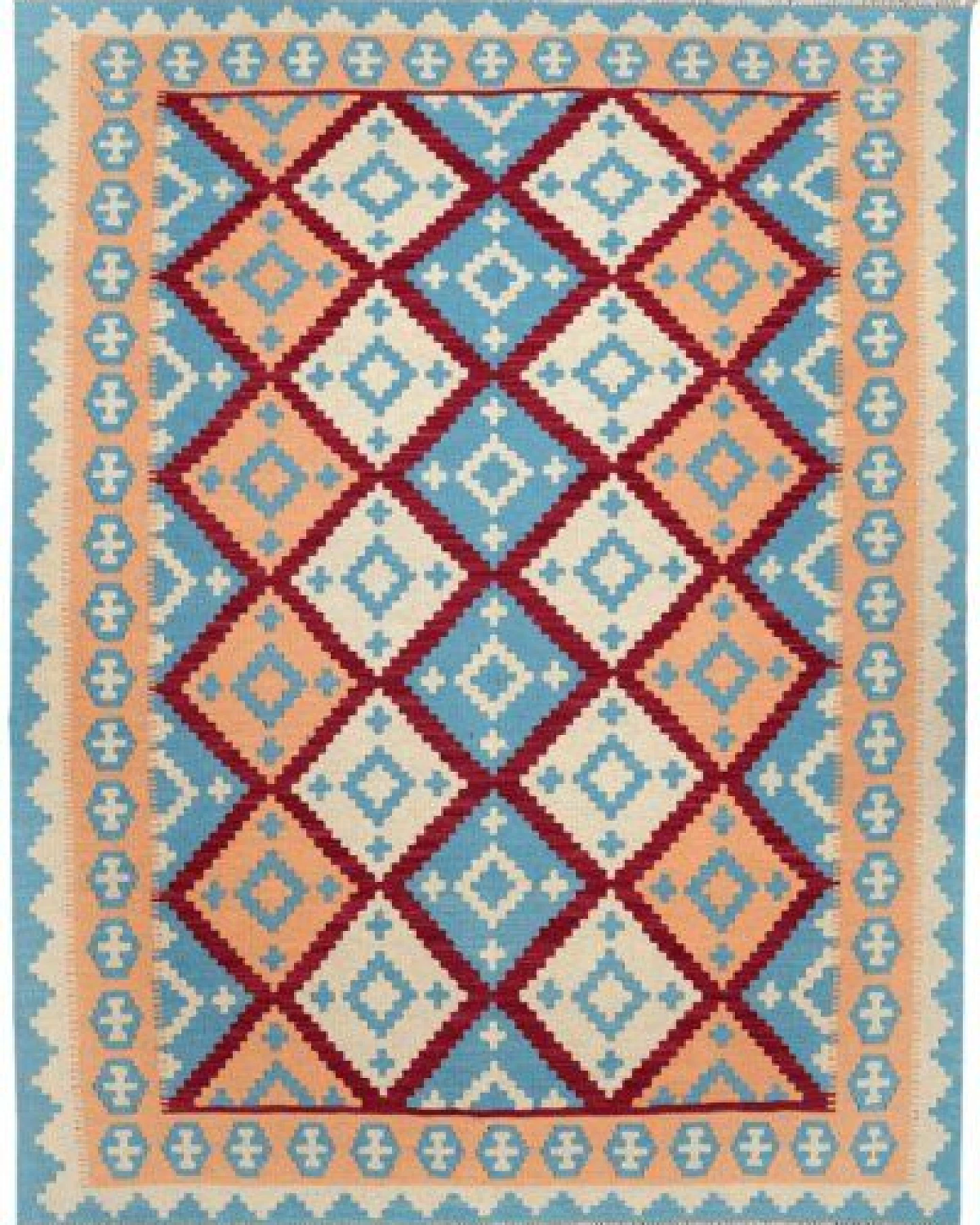 Kelim Gashgai Mehrfarbig „Rugtales“ aus Schurwolle, 153x201 cm – Ansicht 3