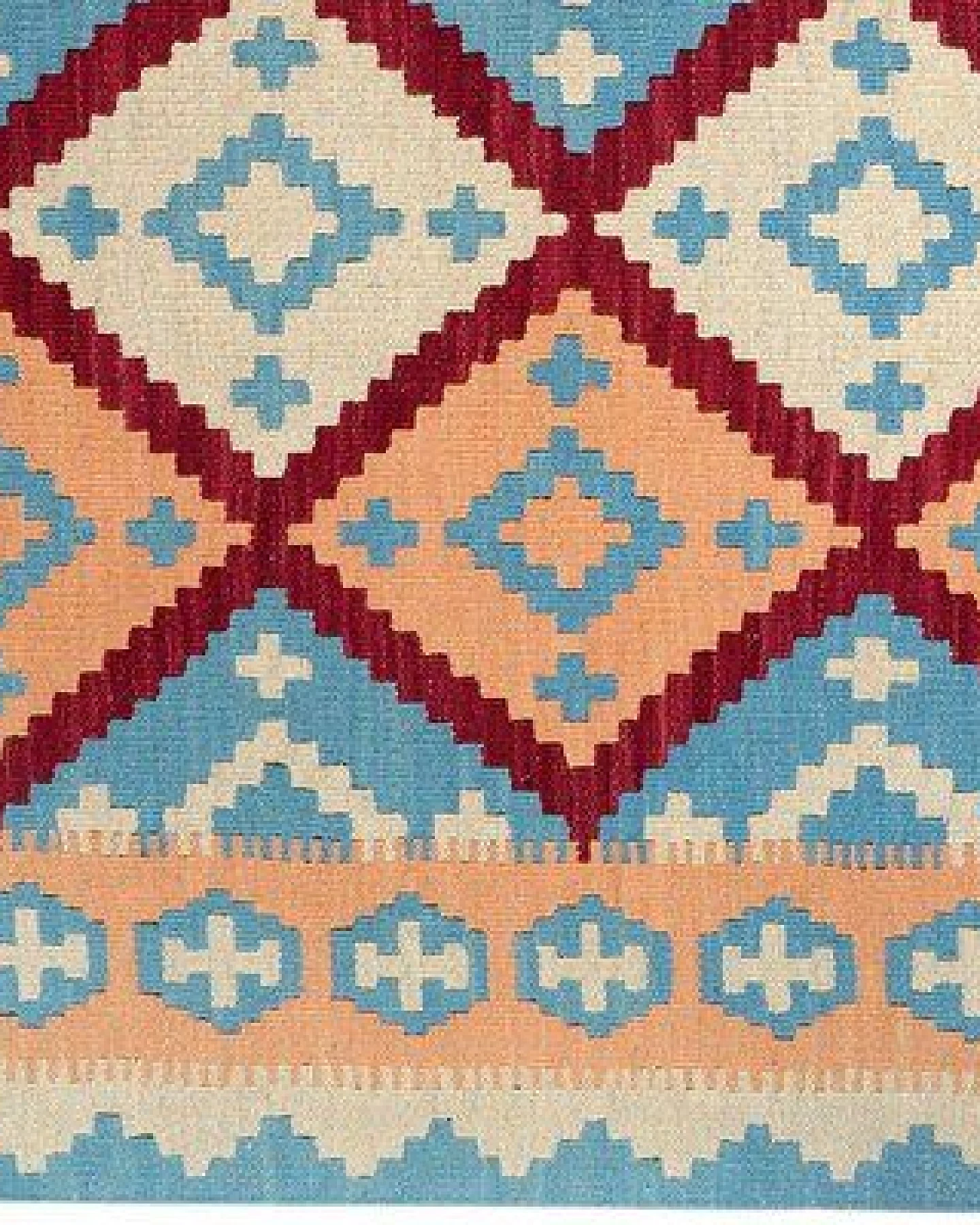 Kelim Gashgai Mehrfarbig „Rugtales“ aus Schurwolle, 153x201 cm – Ansicht 4
