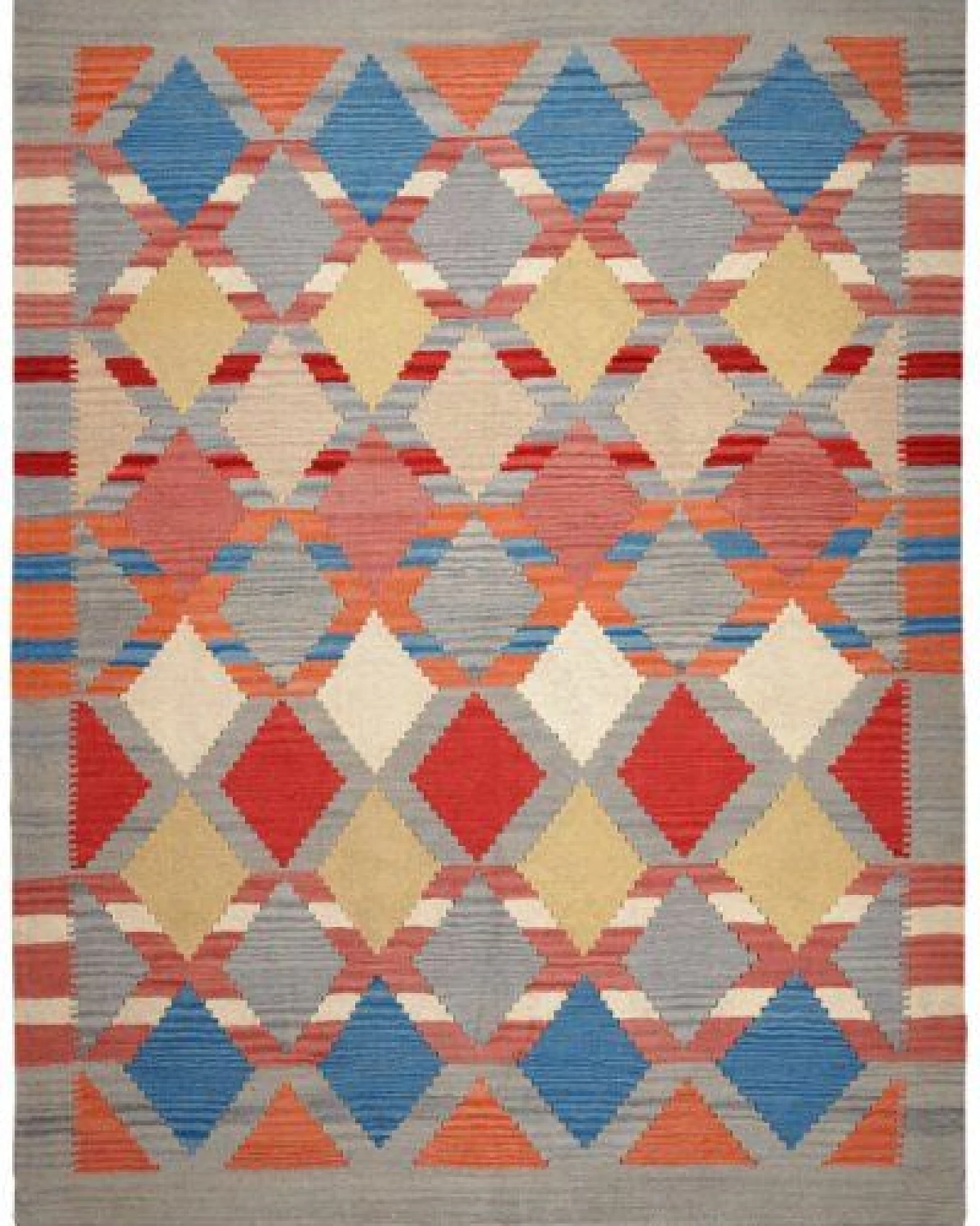 Kelim Gashgai Mehrfarbig „Rugtales“ aus Schurwolle, 156x207 cm – Ansicht 3
