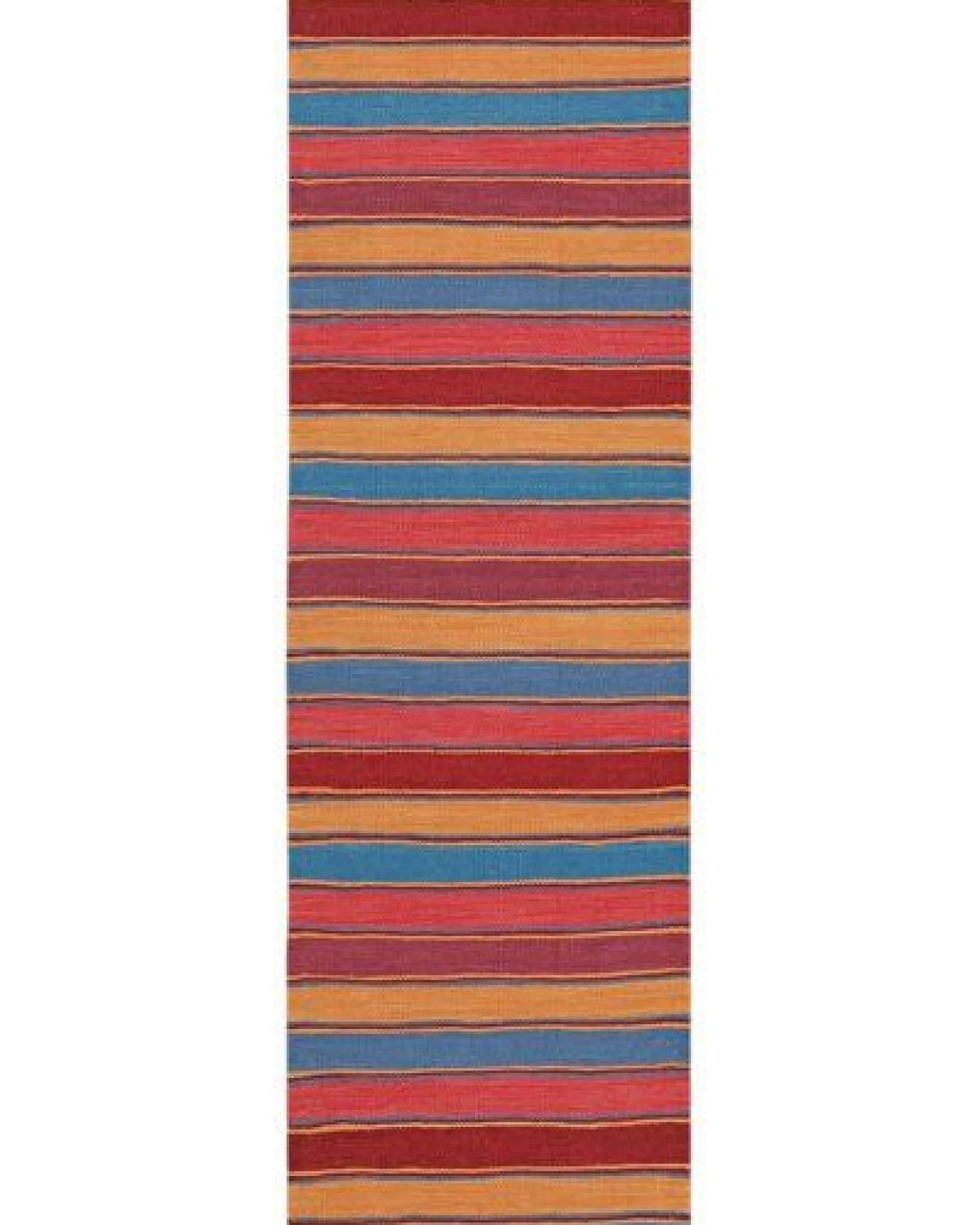 Kelim Gashgai Mehrfarbig „Rugtales“ aus Schurwolle, 57x196 cm – Ansicht 3