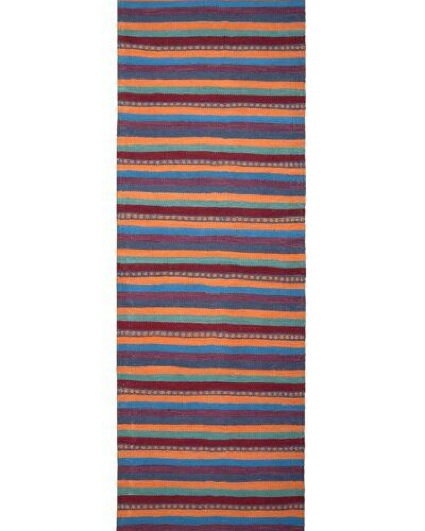 Kelim Gashgai Mehrfarbig „Rugtales“ aus Schurwolle, 60x198 cm – Ansicht 3