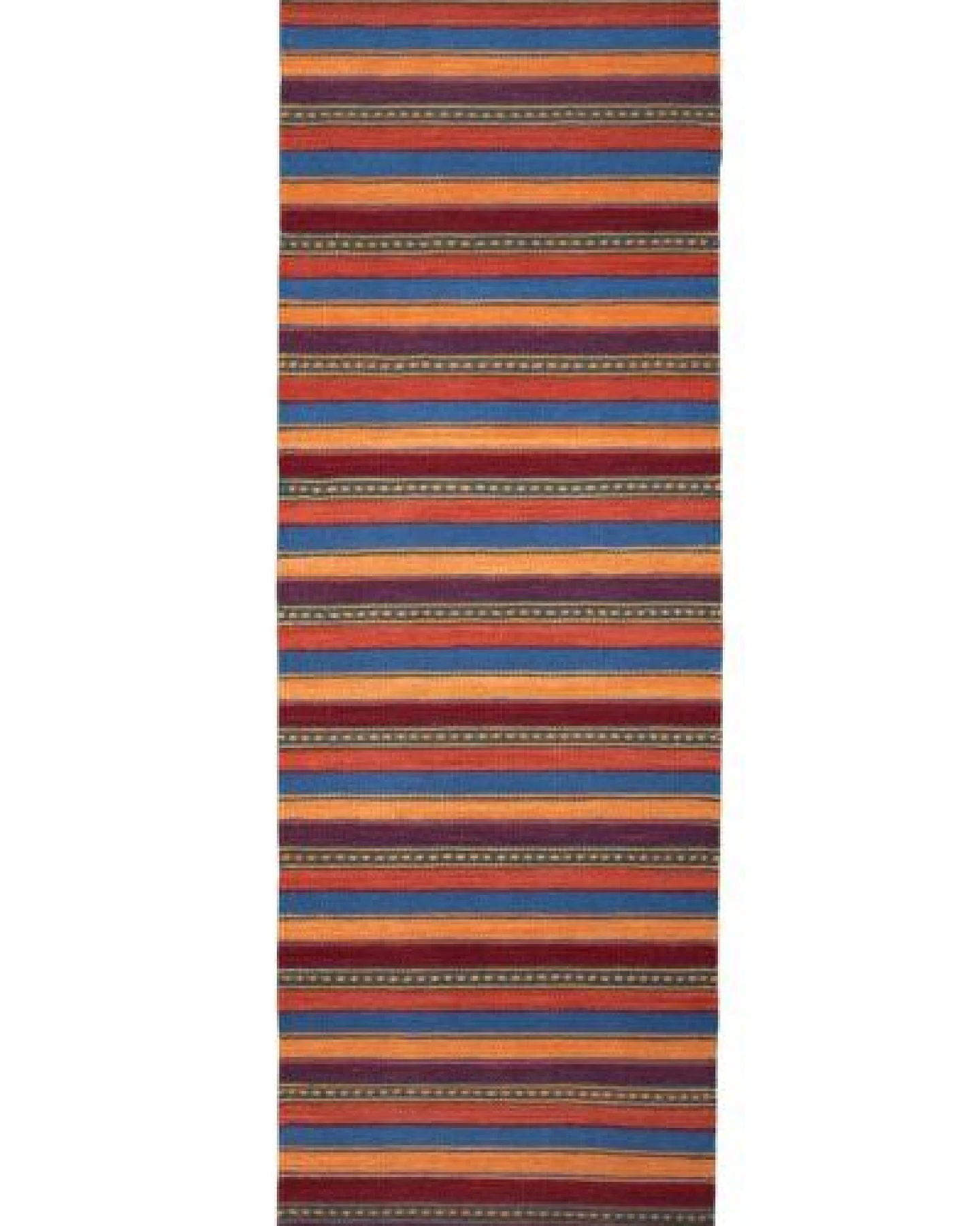 Kelim Gashgai Mehrfarbig „Rugtales“ aus Schurwolle, 62x201 cm – Ansicht 3