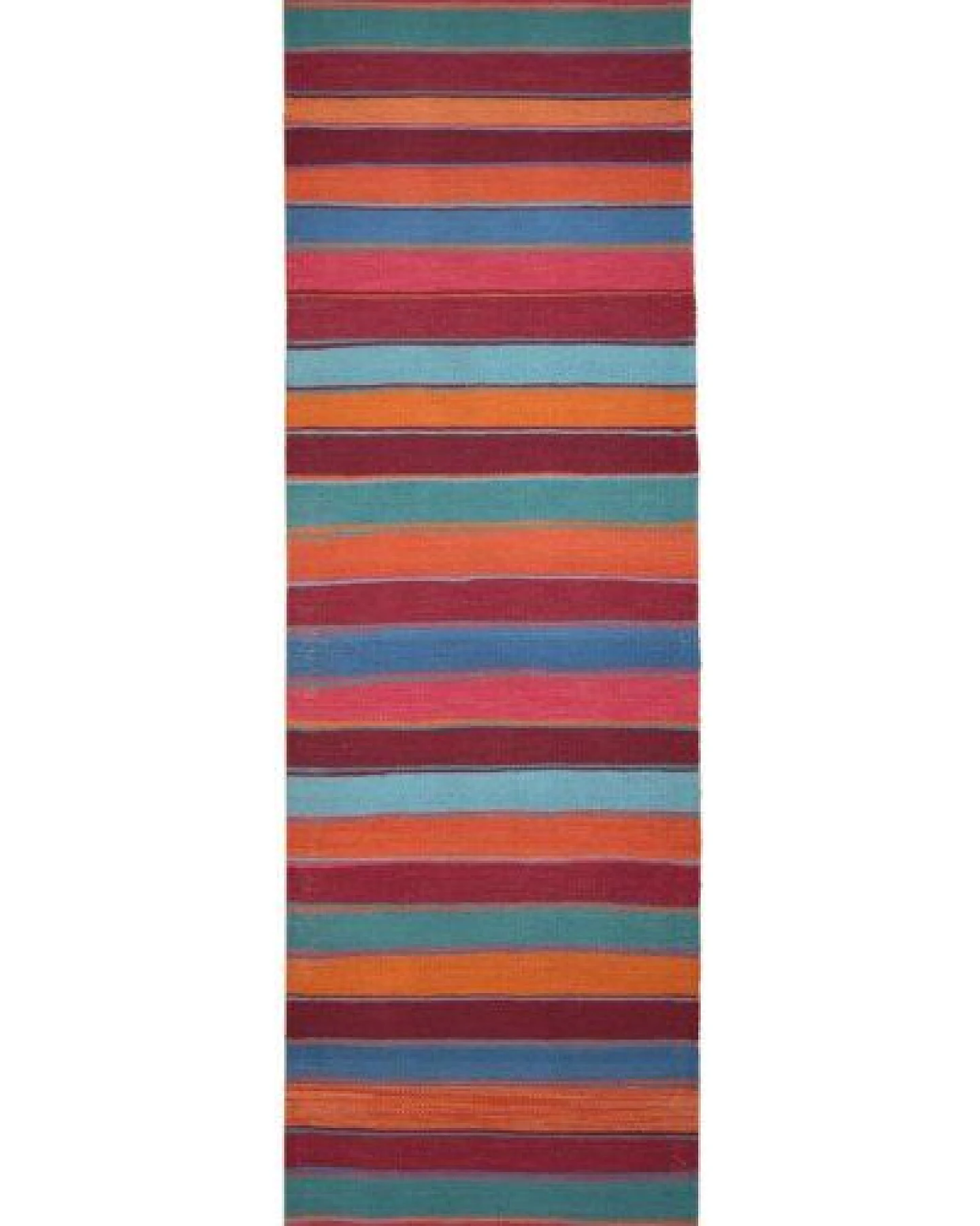Kelim Gashgai Mehrfarbig „Rugtales“ aus Schurwolle, 62x213 cm – Ansicht 3