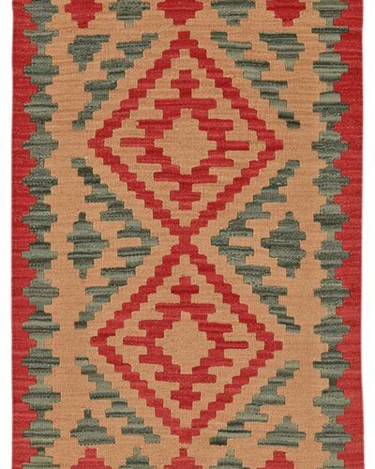 Kelim Gashgai Mehrfarbig „Rugtales“ aus Schurwolle, 63x92 cm – Ansicht 3