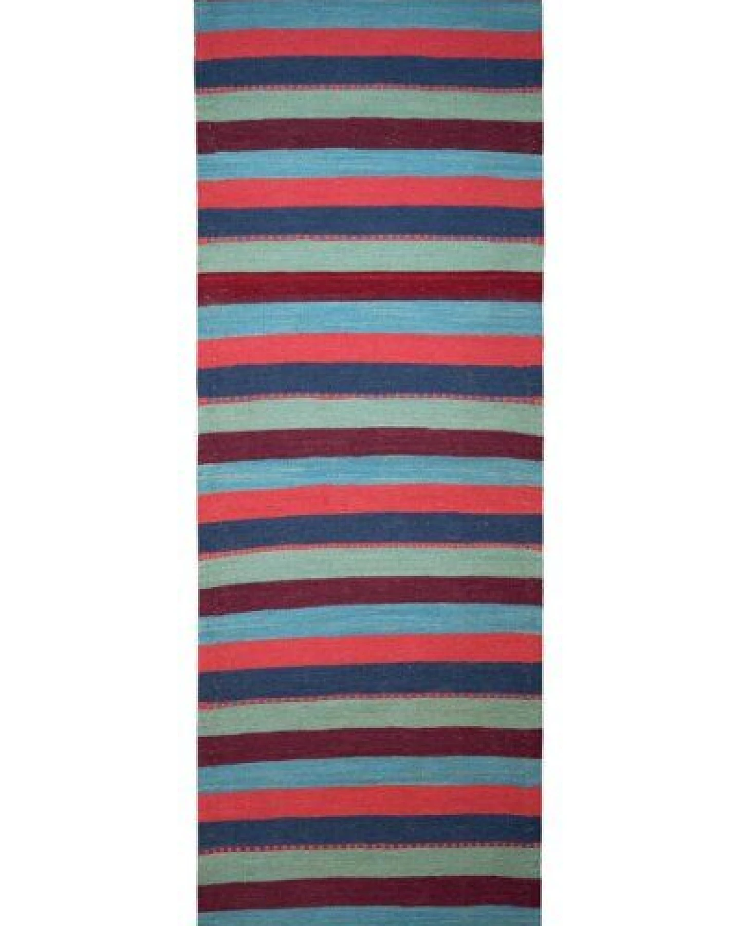 Kelim Gashgai Mehrfarbig „Rugtales“ aus Schurwolle, 66x205 cm – Ansicht 2