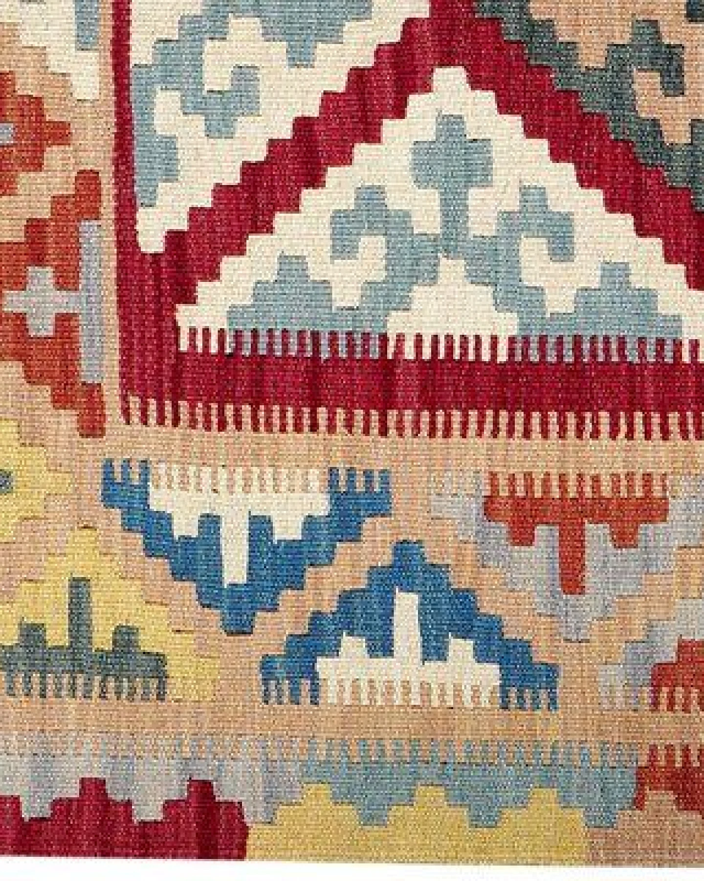 Kelim Gashgai Rot „Rugtales“ aus Schurwolle, 103x161 cm – Ansicht 4
