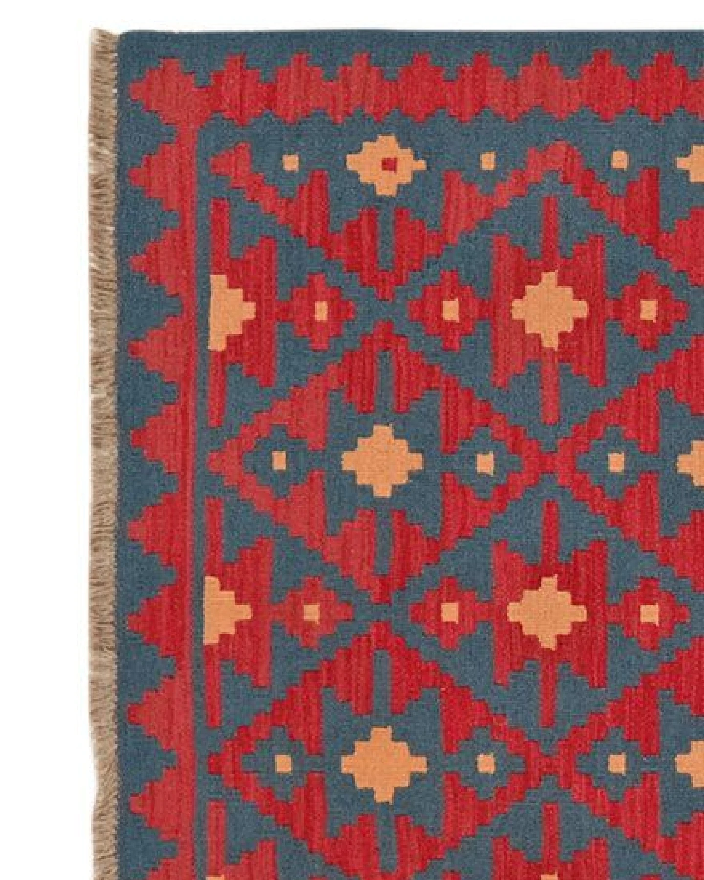 Kelim Gashgai Rot „Rugtales“ aus Schurwolle, 123x180 cm – Ansicht 4