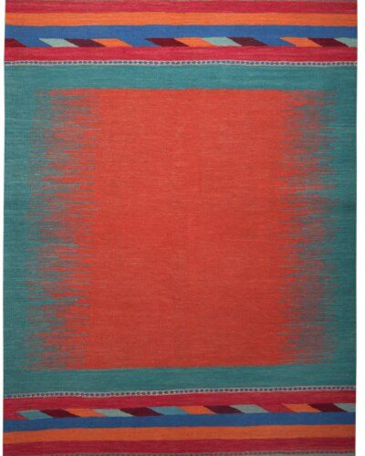 Kelim Gashgai Rot „Rugtales“ aus Schurwolle, 127x186 cm – Ansicht 3