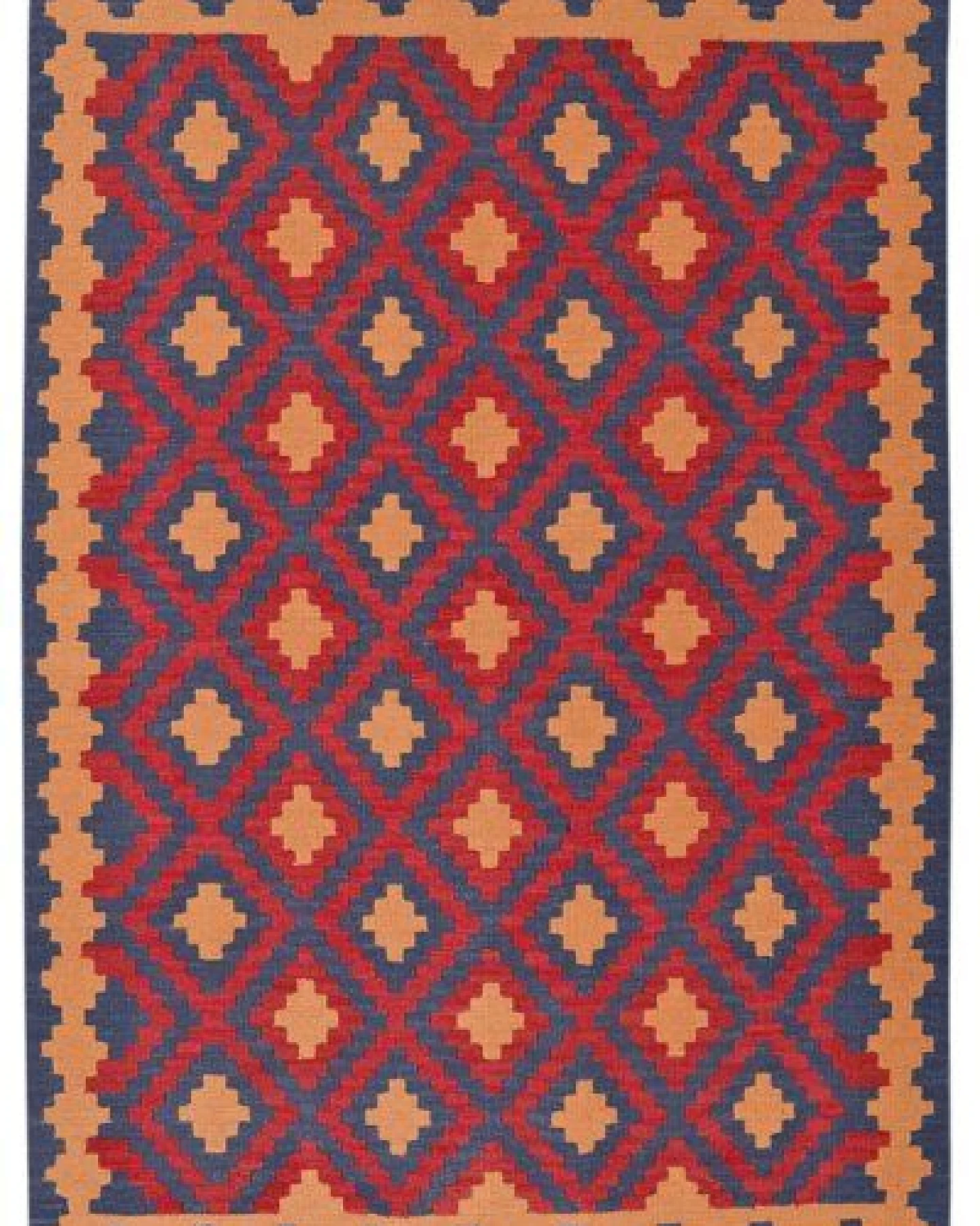 Kelim Gashgai Rot „Rugtales“ aus Schurwolle, 129x182 cm – Ansicht 3