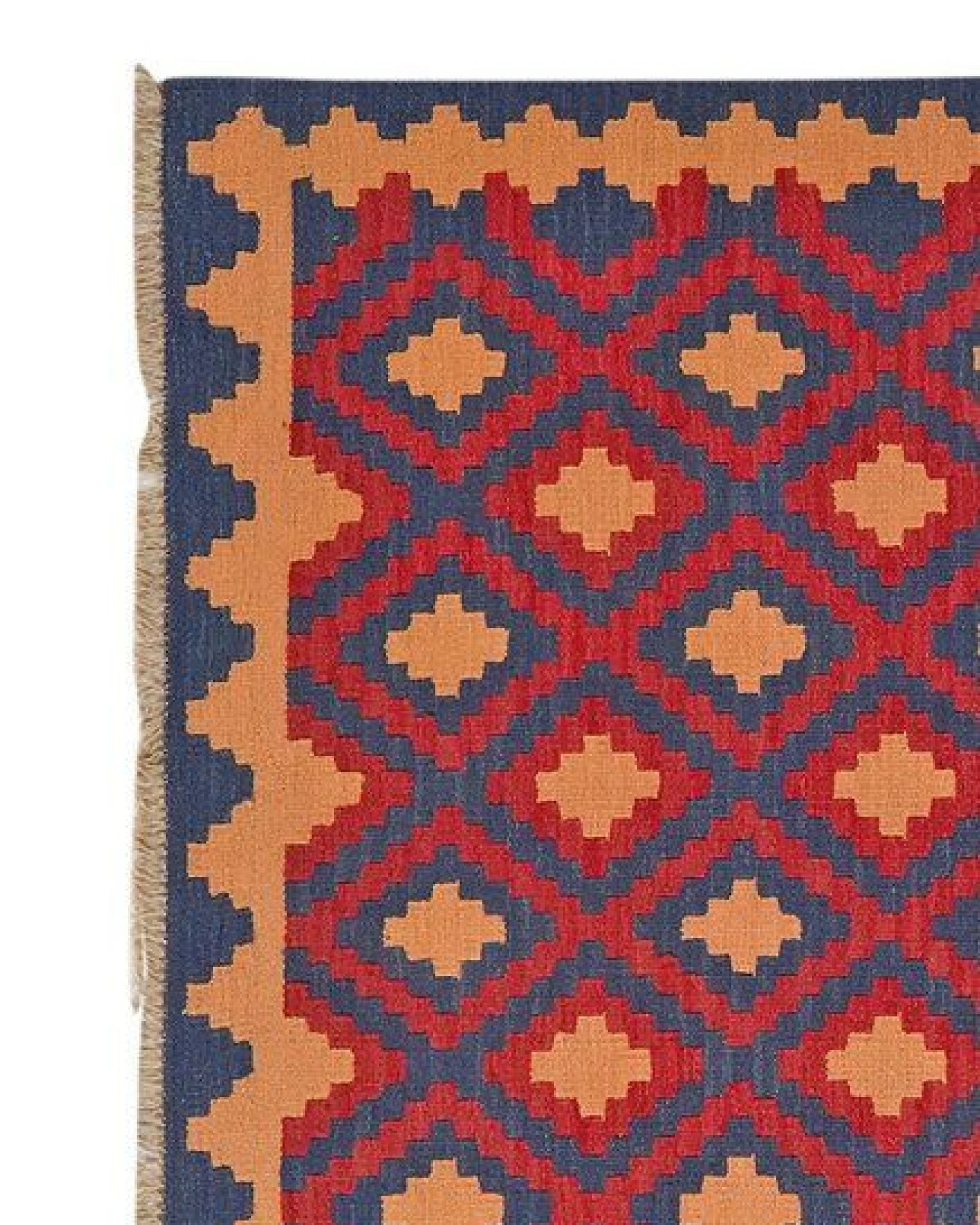 Kelim Gashgai Rot „Rugtales“ aus Schurwolle, 129x182 cm – Ansicht 4