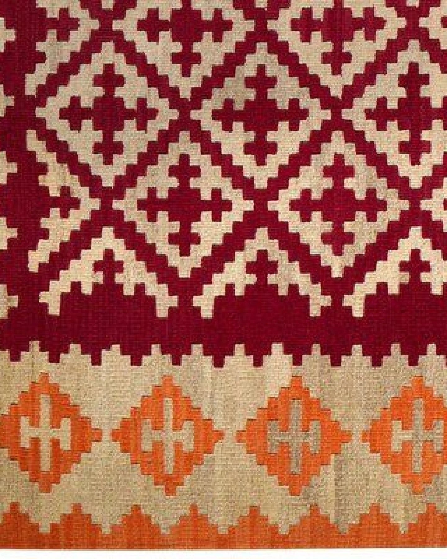 Kelim Gashgai Rot „Rugtales“ aus Schurwolle, 176x230 cm – Ansicht 4
