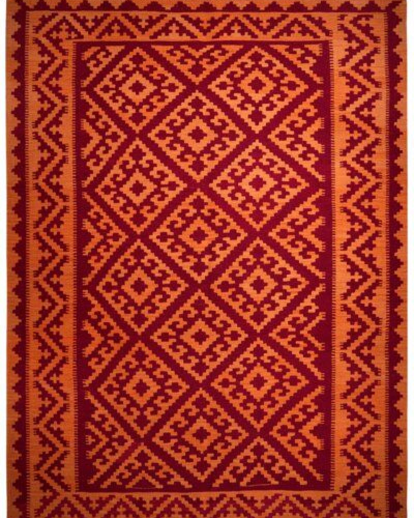 Kelim Gashgai Rot „Rugtales“ aus Schurwolle, 183x248 cm – Ansicht 3