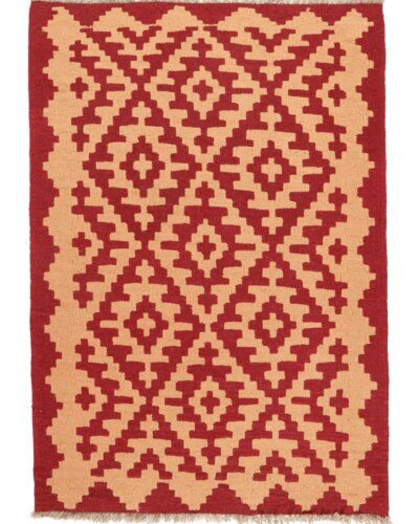 Kelim Gashgai Rot „Rugtales“ aus Schurwolle, 84x122 cm – Ansicht 3