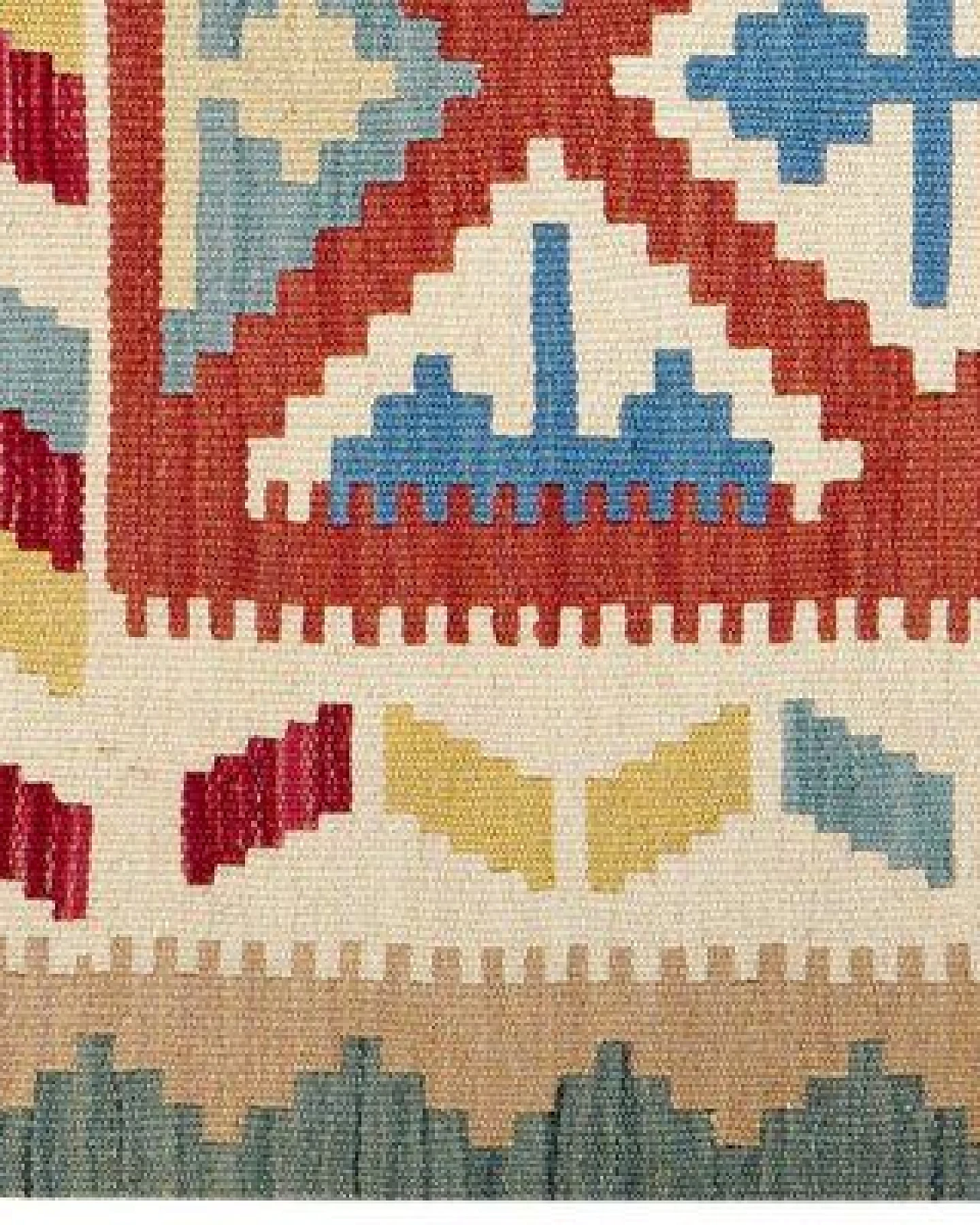 Kelim Gashgai Rot „Rugtales“ aus Schurwolle, 84x127 cm – Ansicht 4