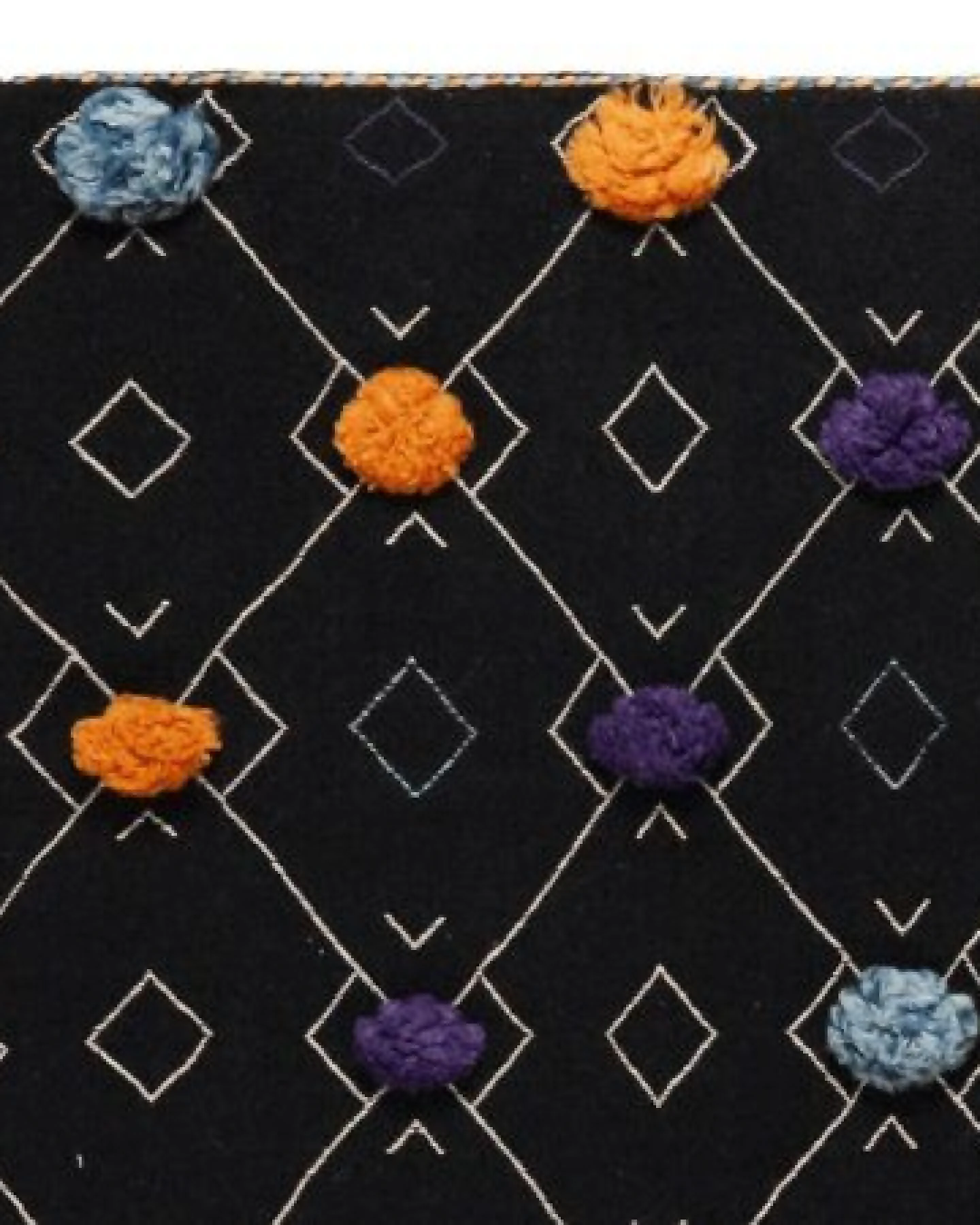 Kelim Gashgai Schwarz „Rugtales“ aus Schurwolle, 136x221 cm – Ansicht 4