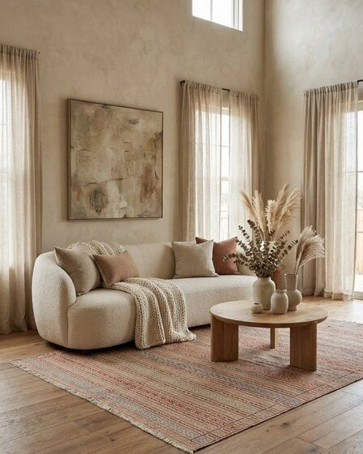 Kelim Kordi Beige „Rugtales“ aus Schurwolle, 170x244 cm