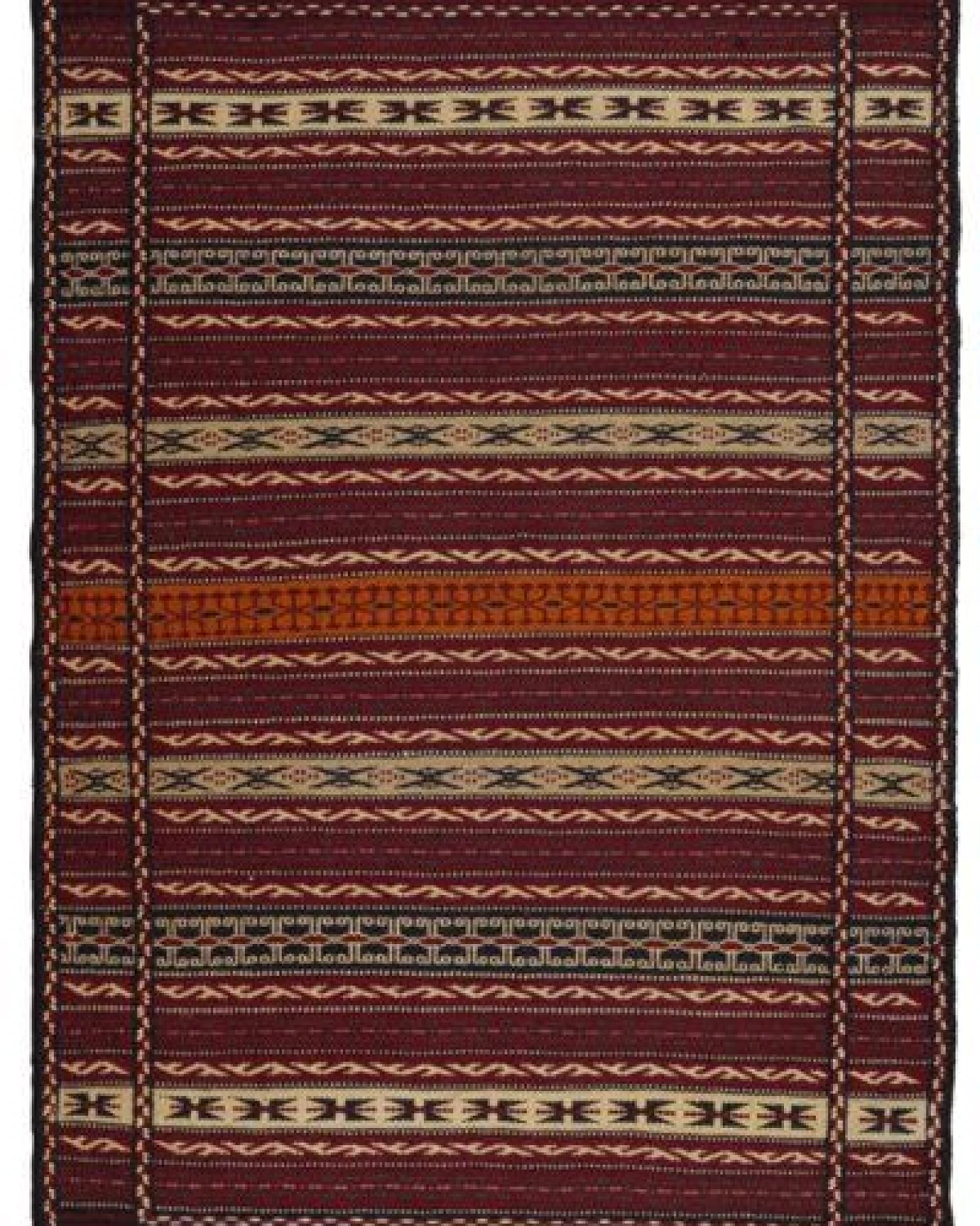 Kelim Kordi Mehrfarbig „Rugtales“ aus Schurwolle, 103x149 cm – Ansicht 3