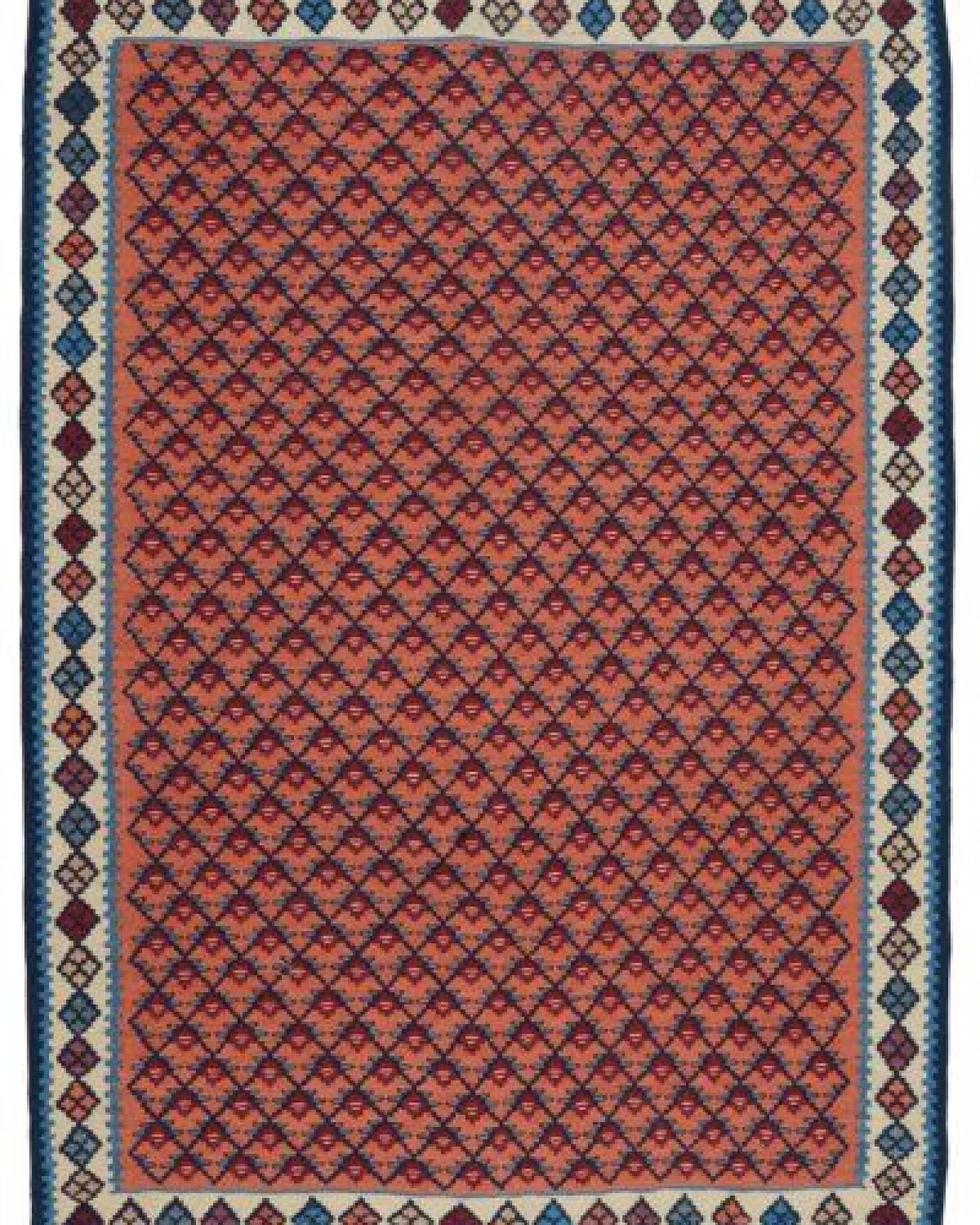 Kelim Senneh Rosa „Rugtales“ aus Schurwolle, 107x147 cm – Ansicht 3