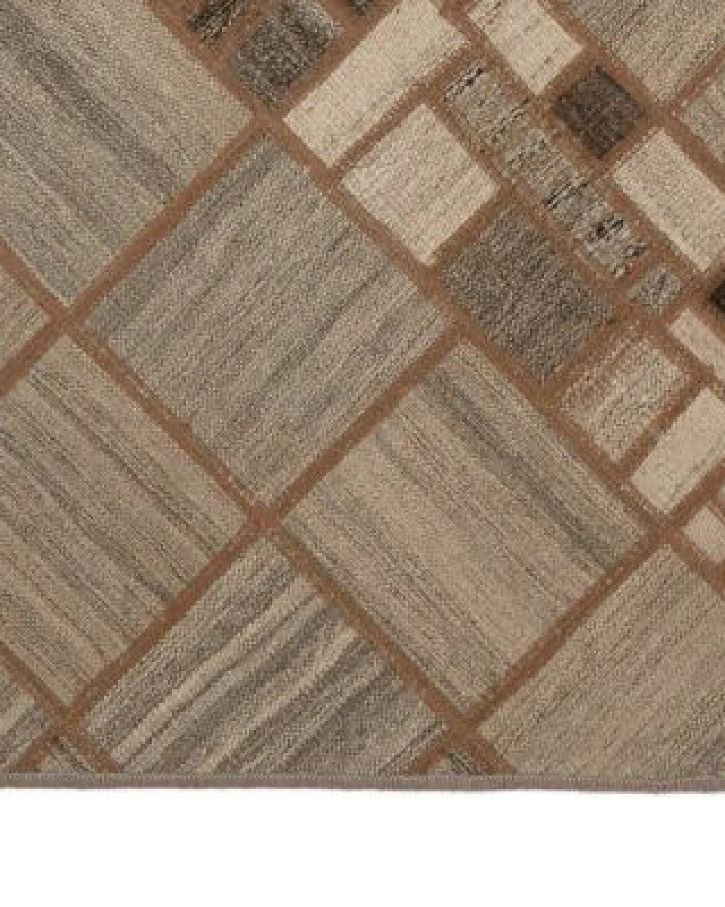 Kelim Tekkeh Beige „Rugtales“ aus Schurwolle, 150x200 cm – Ansicht 3