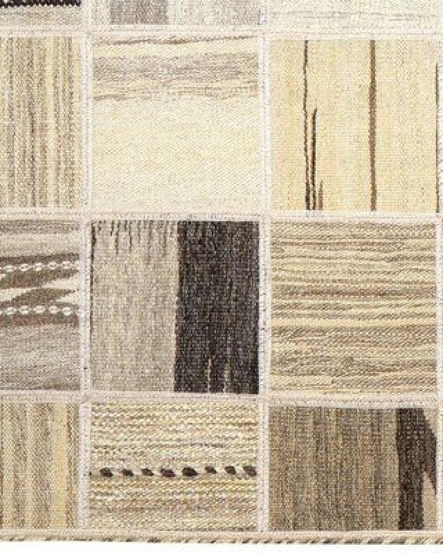 Kelim Tekkeh Beige „Rugtales“ aus Schurwolle, 150x200 cm – Ansicht 3