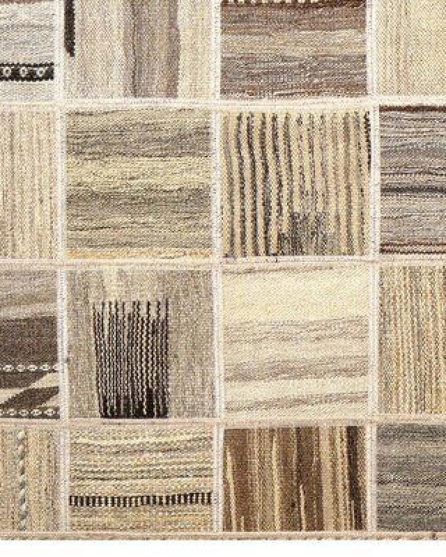 Kelim Tekkeh Beige „Rugtales“ aus Schurwolle, 150x200 cm – Ansicht 4