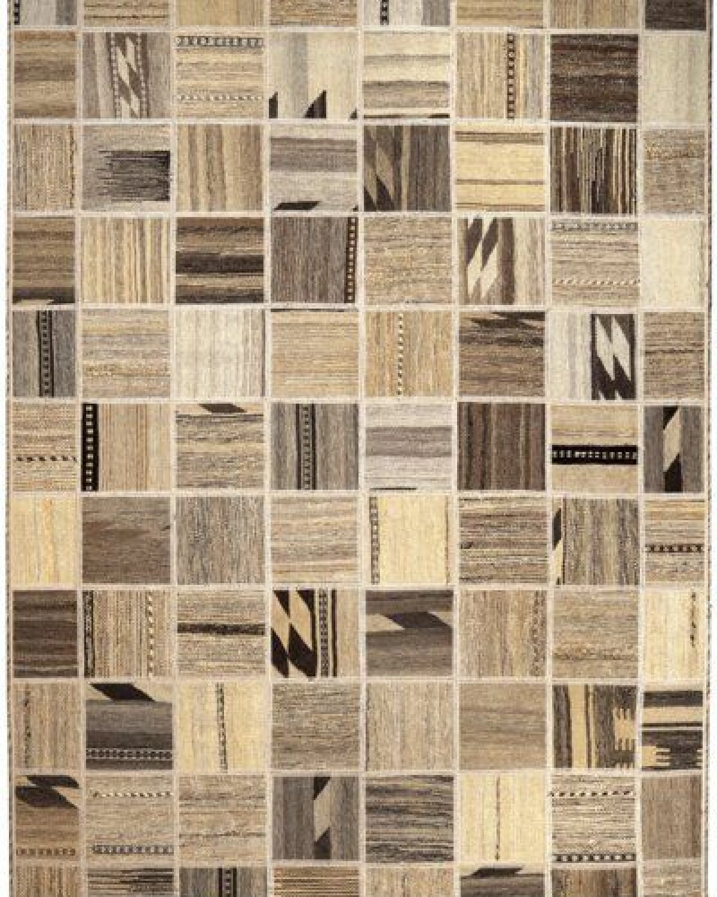 Kelim Tekkeh Beige „Rugtales“ aus Schurwolle, 150x200 cm – Ansicht 2