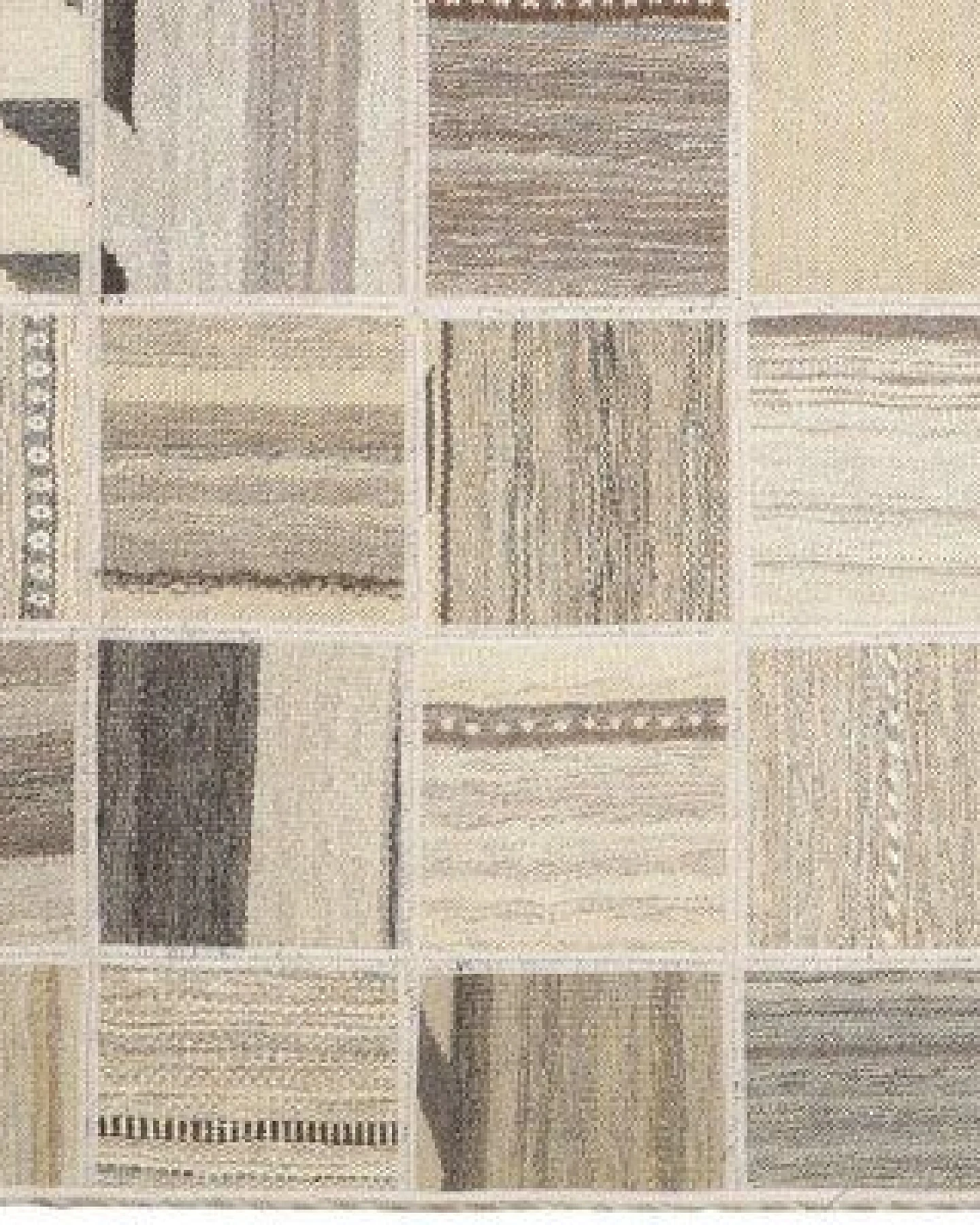 Kelim Tekkeh Beige „Rugtales“ aus Schurwolle, 150x200 cm – Ansicht 4