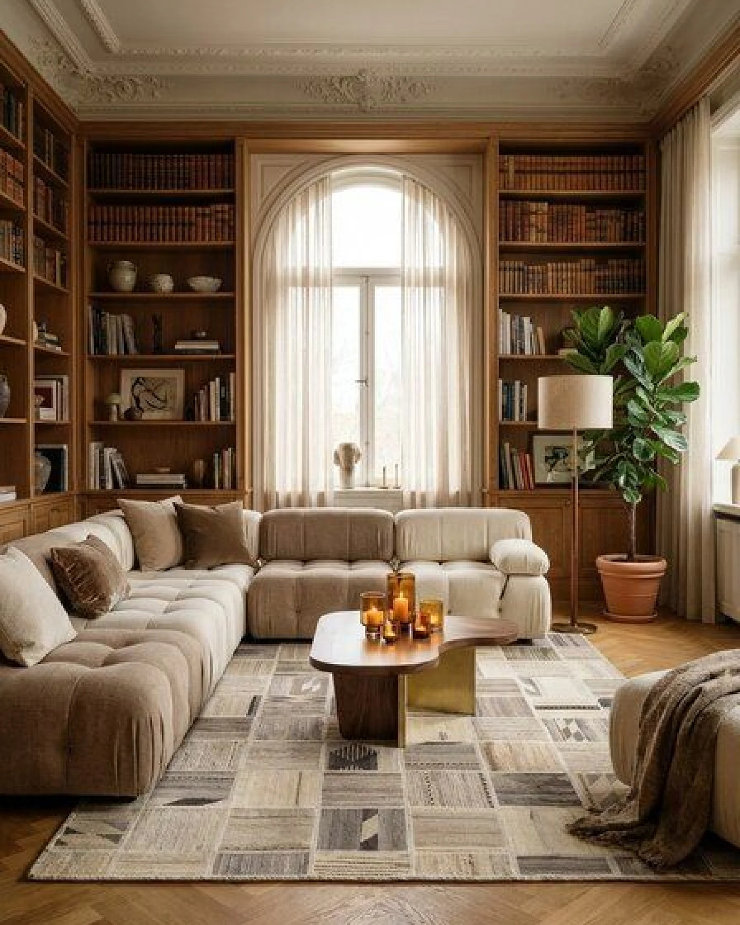 Kelim Tekkeh Beige „Rugtales“ aus Schurwolle, 150x200 cm – Ansicht 2